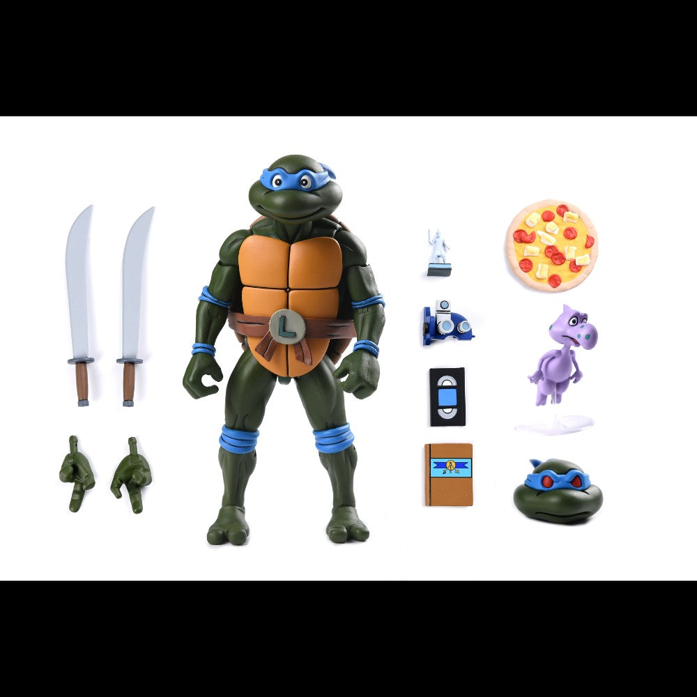Teenage Mutant Ninja Turtles (Cartoon) - Ultimate Leonardo (VHS) 7&quot; Scale Action Figure - NECA