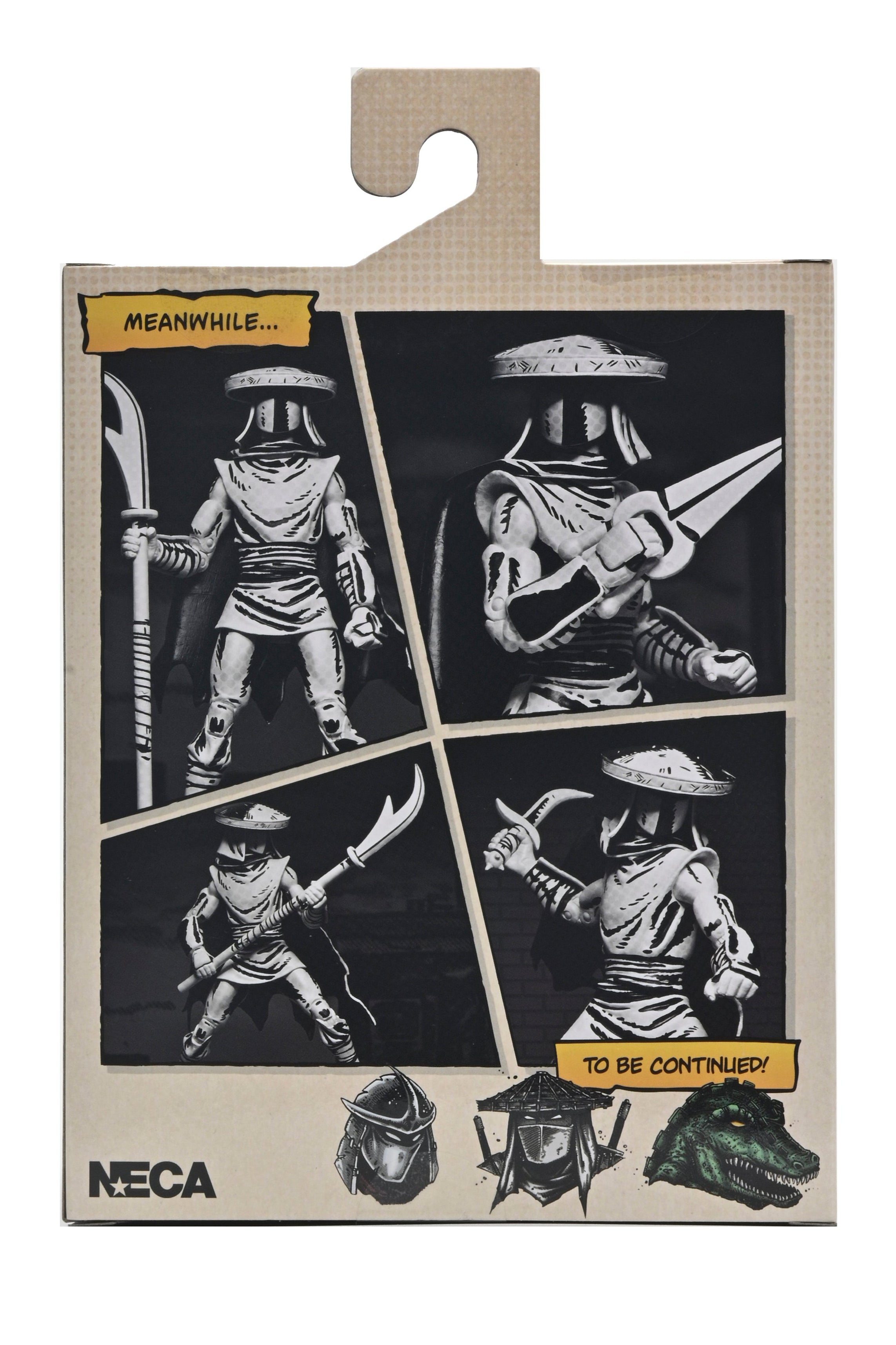 Teenage Mutant Ninja Turtles (Mirage Comics) - Black & White Elite Foot Ninja Guard 7” Scale Figure - NECA on Haulathon.com