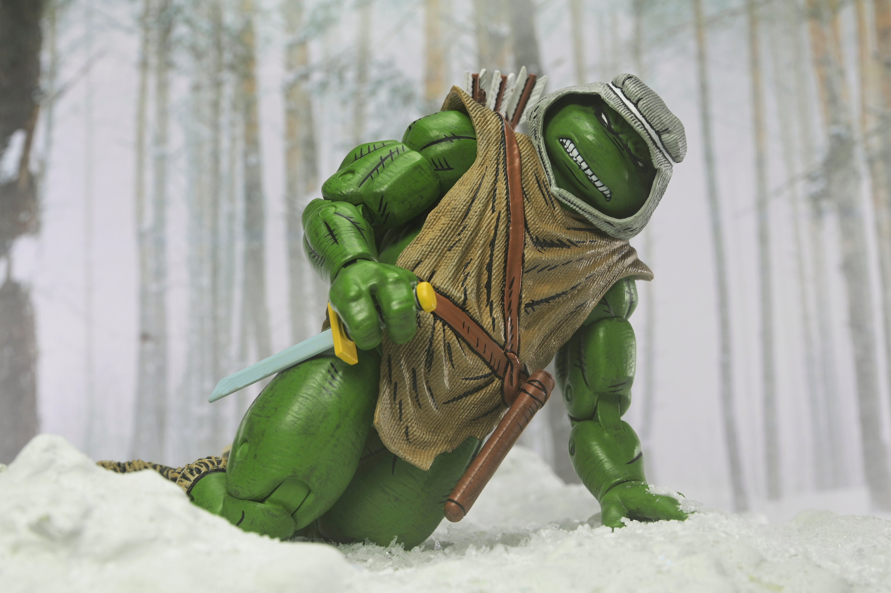 Teenage Mutant Ninja Turtles (Mirage Comics) - Hunter Leonardo 7" Scale Action Figure - NECA on Haulathon.com