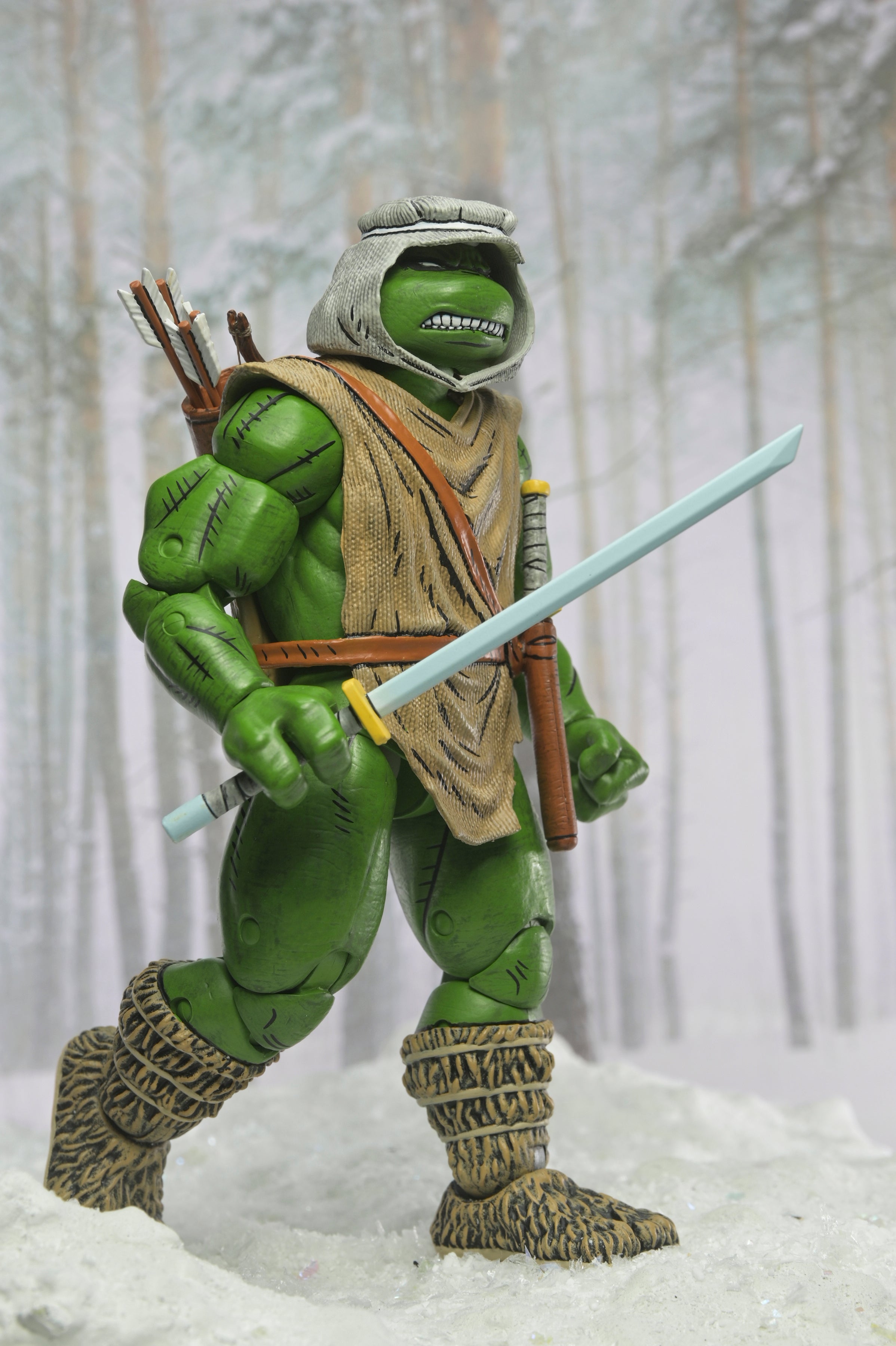 Teenage Mutant Ninja Turtles (Mirage Comics) - Hunter Leonardo 7" Scale Action Figure - NECA on Haulathon.com