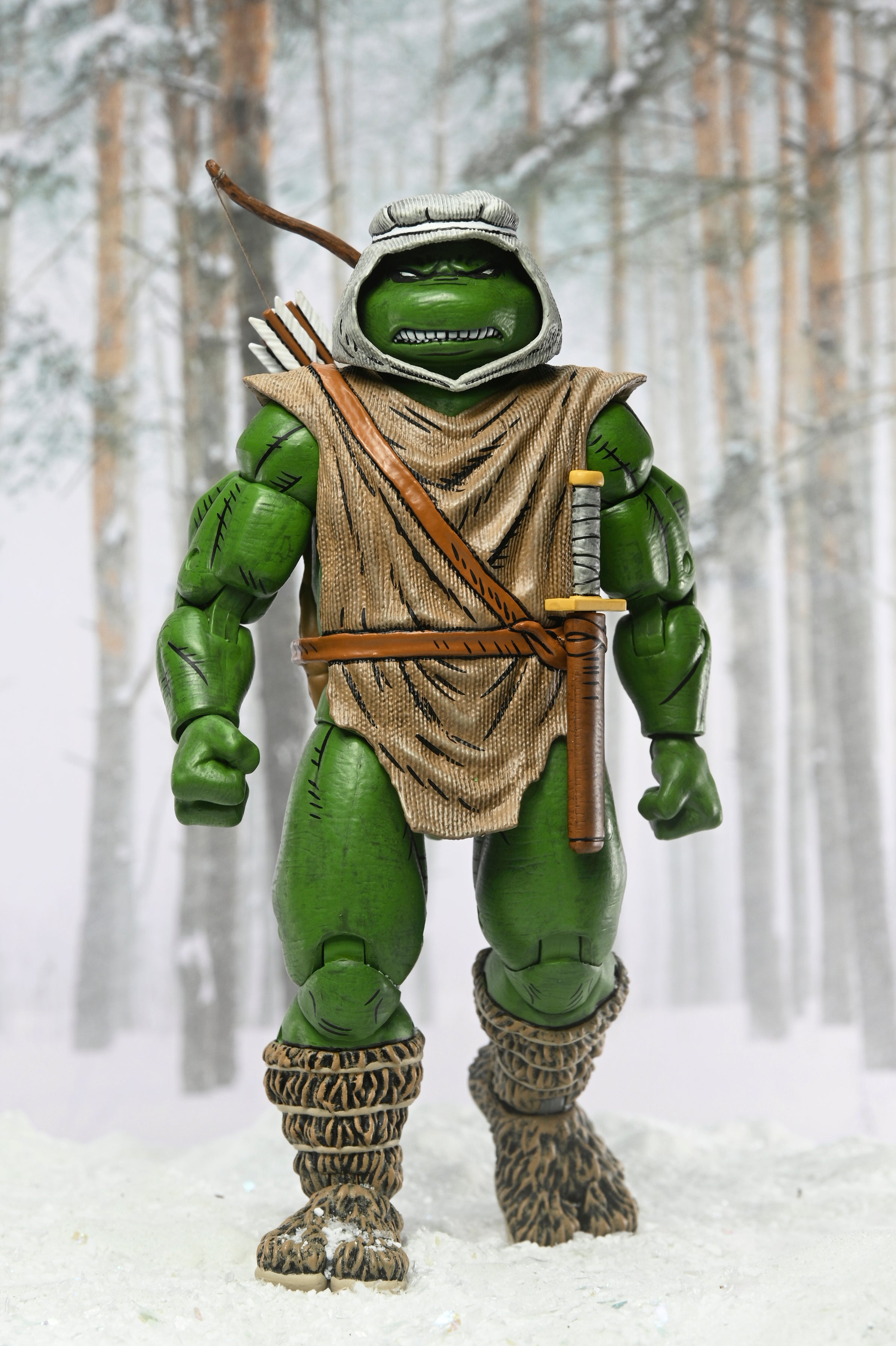 Teenage Mutant Ninja Turtles (Mirage Comics) - Hunter Leonardo 7" Scale Action Figure - NECA on Haulathon.com