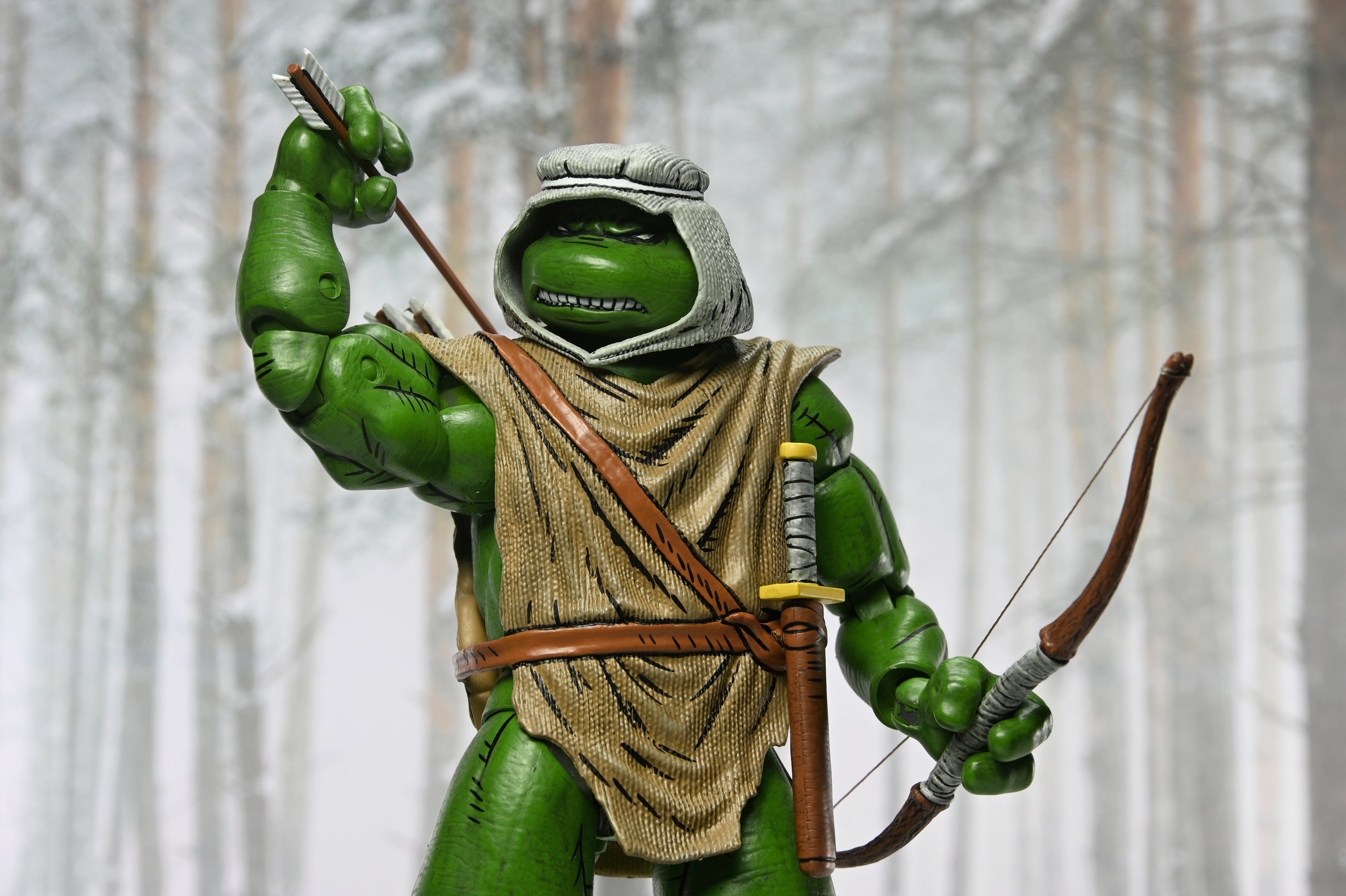 Teenage Mutant Ninja Turtles (Mirage Comics) - Hunter Leonardo 7" Scale Action Figure - NECA on Haulathon.com