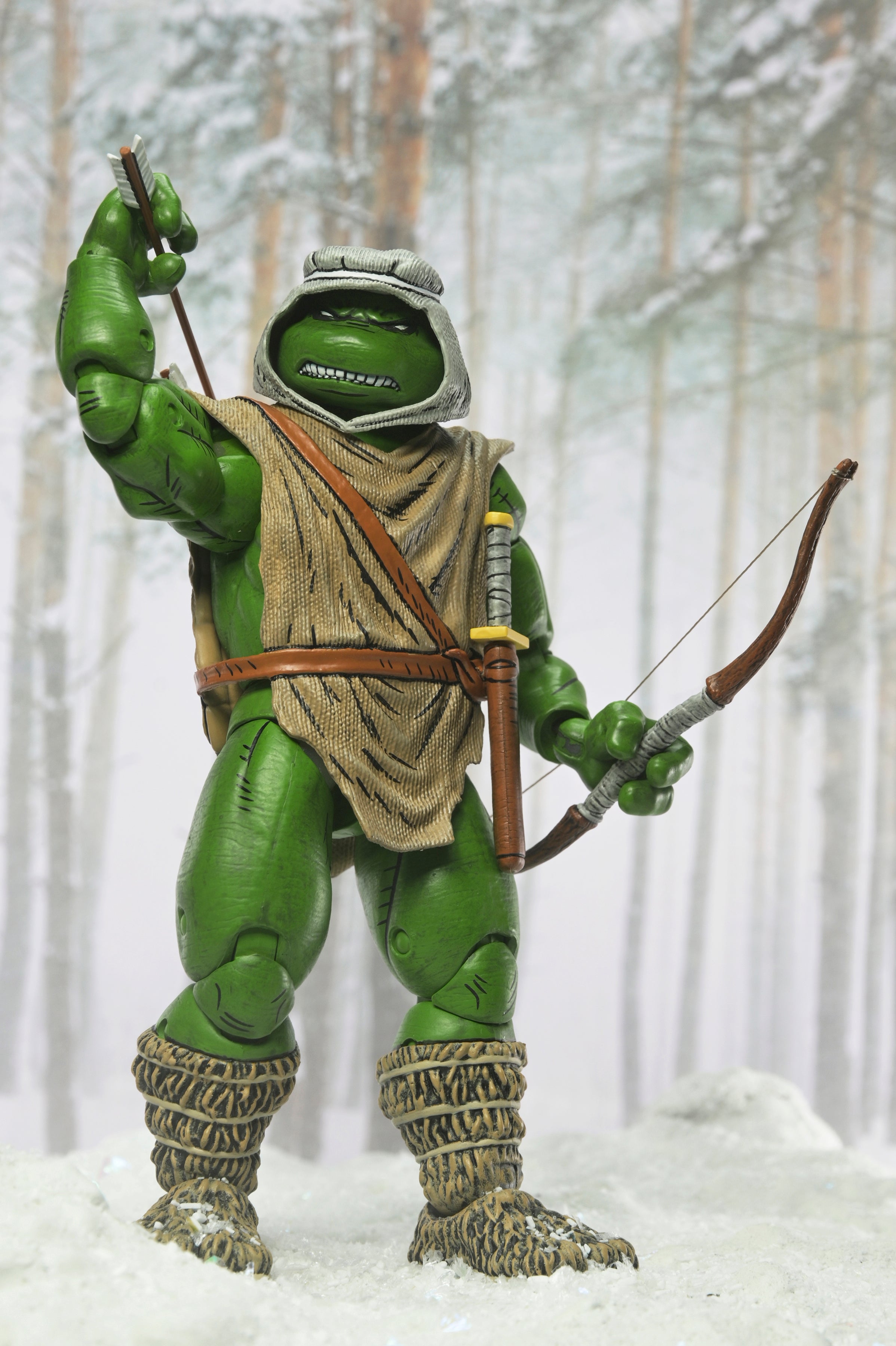 Teenage Mutant Ninja Turtles (Mirage Comics) - Hunter Leonardo 7" Scale Action Figure - NECA on Haulathon.com