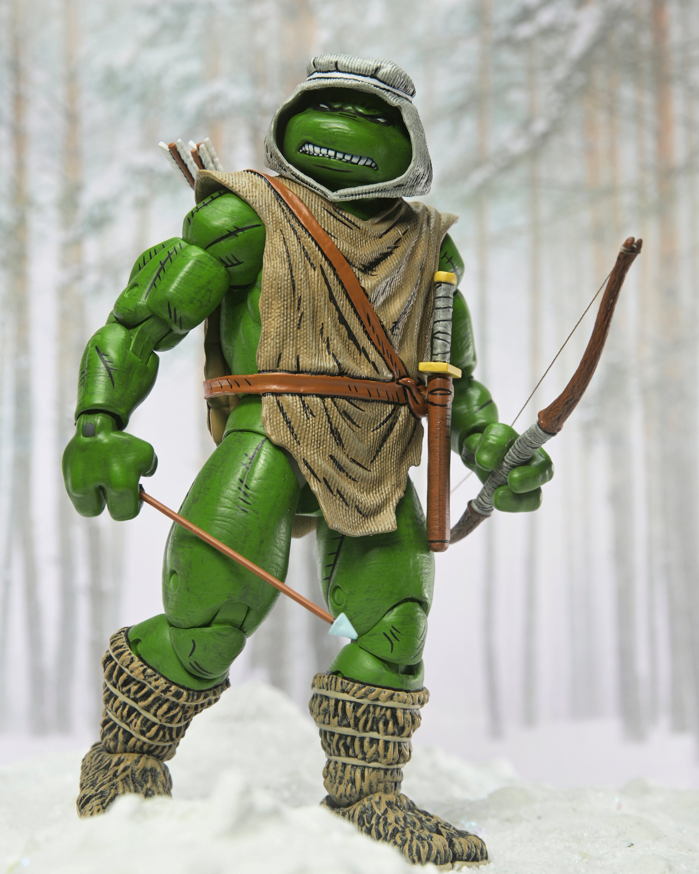 Teenage Mutant Ninja Turtles (Mirage Comics) - Hunter Leonardo 7" Scale Action Figure - NECA on Haulathon.com