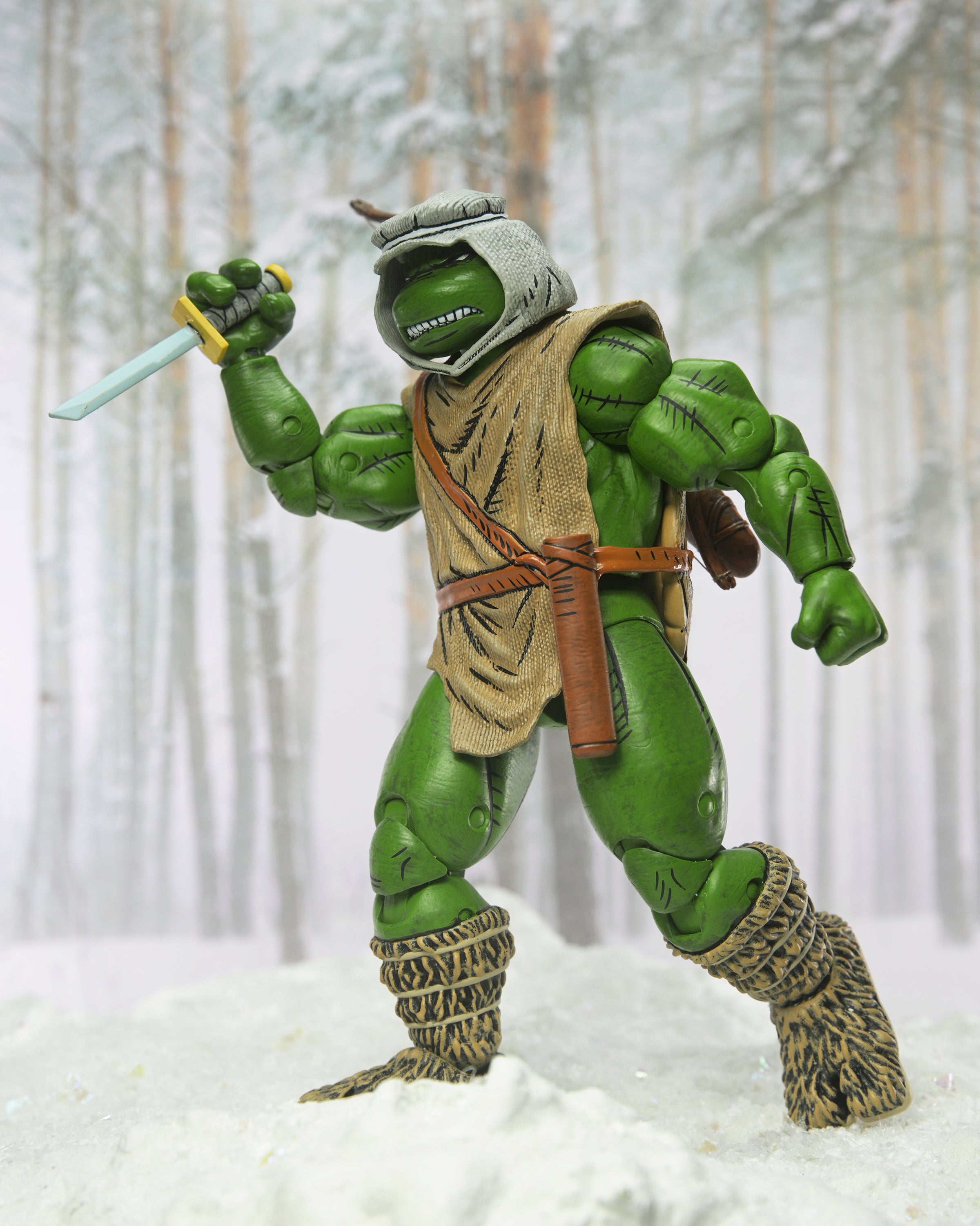 Teenage Mutant Ninja Turtles (Mirage Comics) - Hunter Leonardo 7" Scale Action Figure - NECA on Haulathon.com