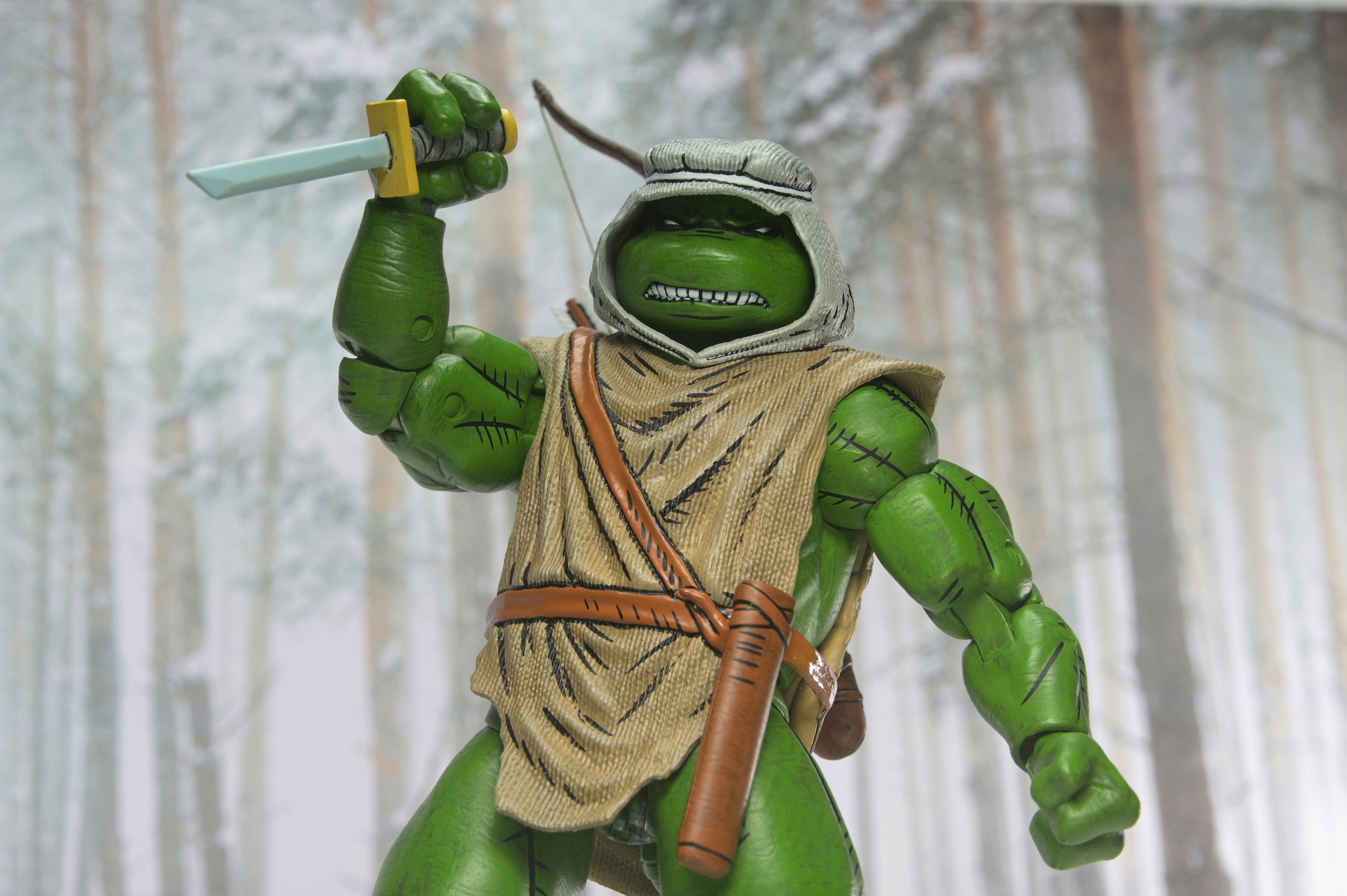 Teenage Mutant Ninja Turtles (Mirage Comics) - Hunter Leonardo 7" Scale Action Figure - NECA on Haulathon.com