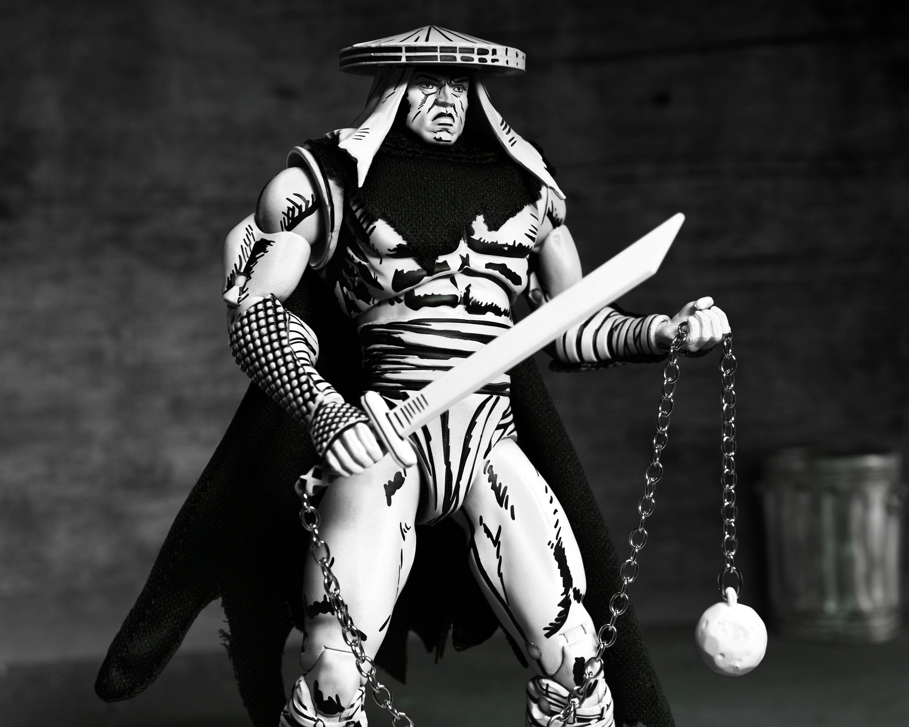Teenage Mutant Ninja Turtles (Mirage Comics) - Black & White Foot Assassin 7" Scale Action Figure - NECA on Haulathon.com