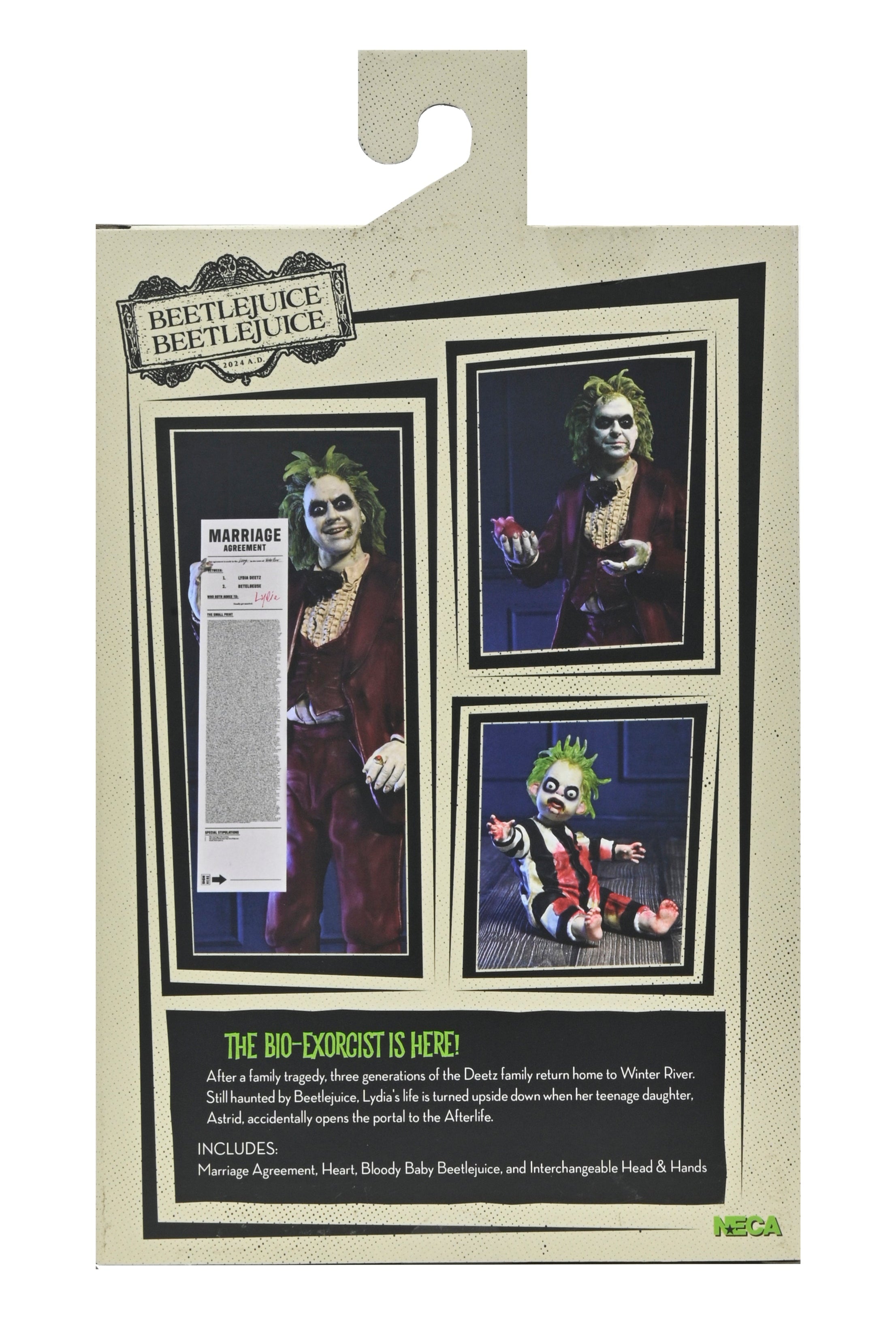 Beetlejuice Beetlejuice - Ultimate Wedding Tuxedo Beetlejuice 7" Scale Action Figure - NECA on Haulathon.com