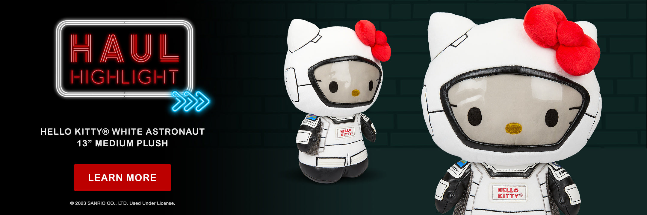 Haulathon Week 1 Drop - Sanrio - Hello Kitty White Astronaut 13" Plush from Kidrobot