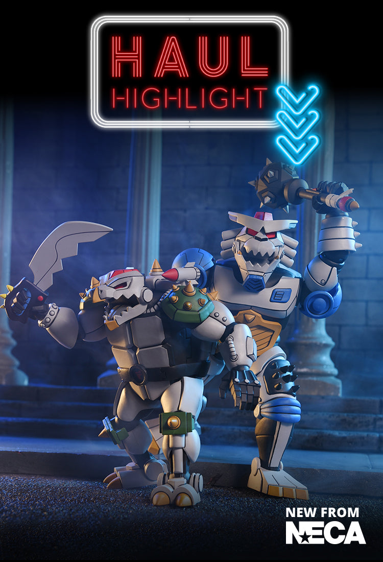 Teenage Mutant Ninja Turtles (1987 Cartoon) - Robo Tokka & Rahzar 7" Scale Action Figure 2-Pack - NECA on Haulathon.com