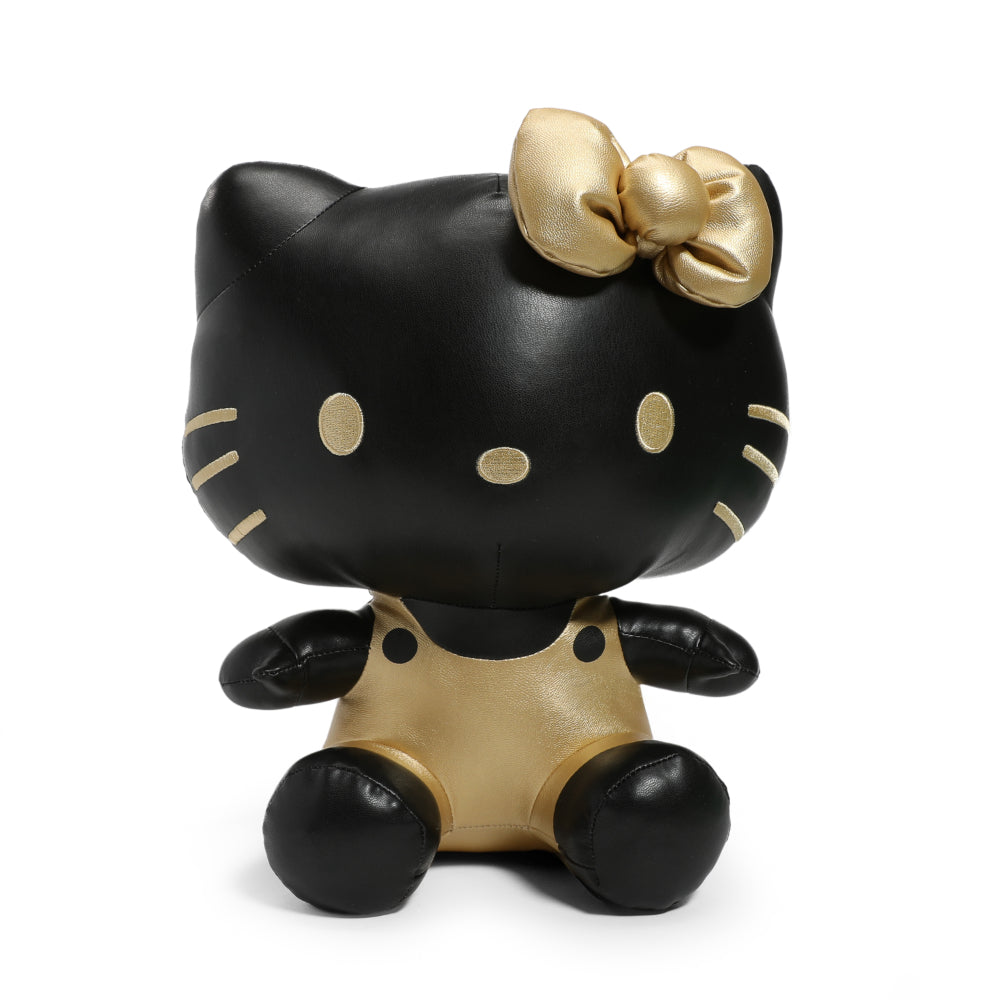 Sanrio - Hello Kitty Premium Black and Gold 13&quot; Plush - Kidrobot