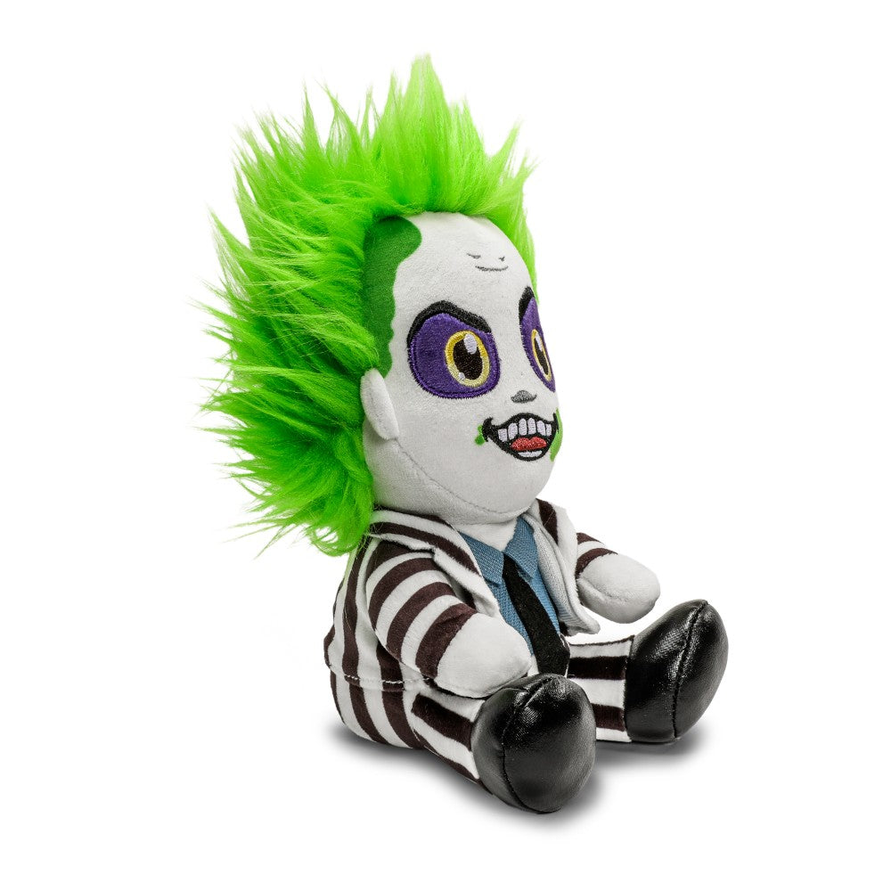 Beetlejuice Sitting in Striped Outfit Phunny Plush - Kidrbot