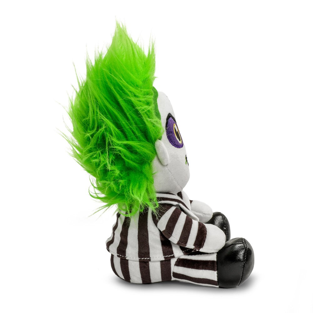 Beetlejuice Sitting in Striped Outfit Phunny Plush - Kidrbot