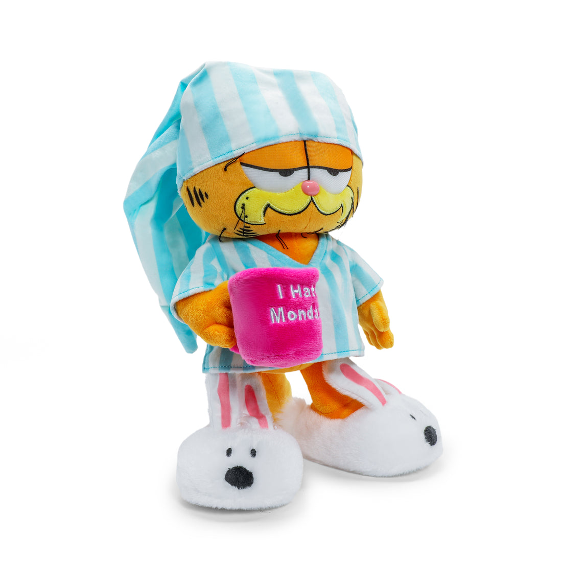 Grouchy Garfield in Pajamas and Slippers 13&quot; Plush - Kidrobot