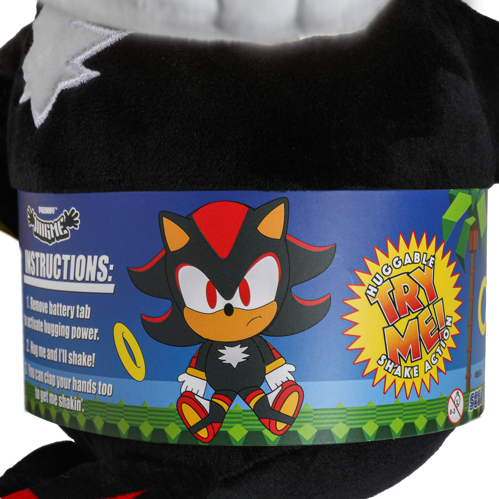 Sonic the Hedgehog - Shadow HugMe Plush with Shake Action - Kidrobot on Haulathon.com