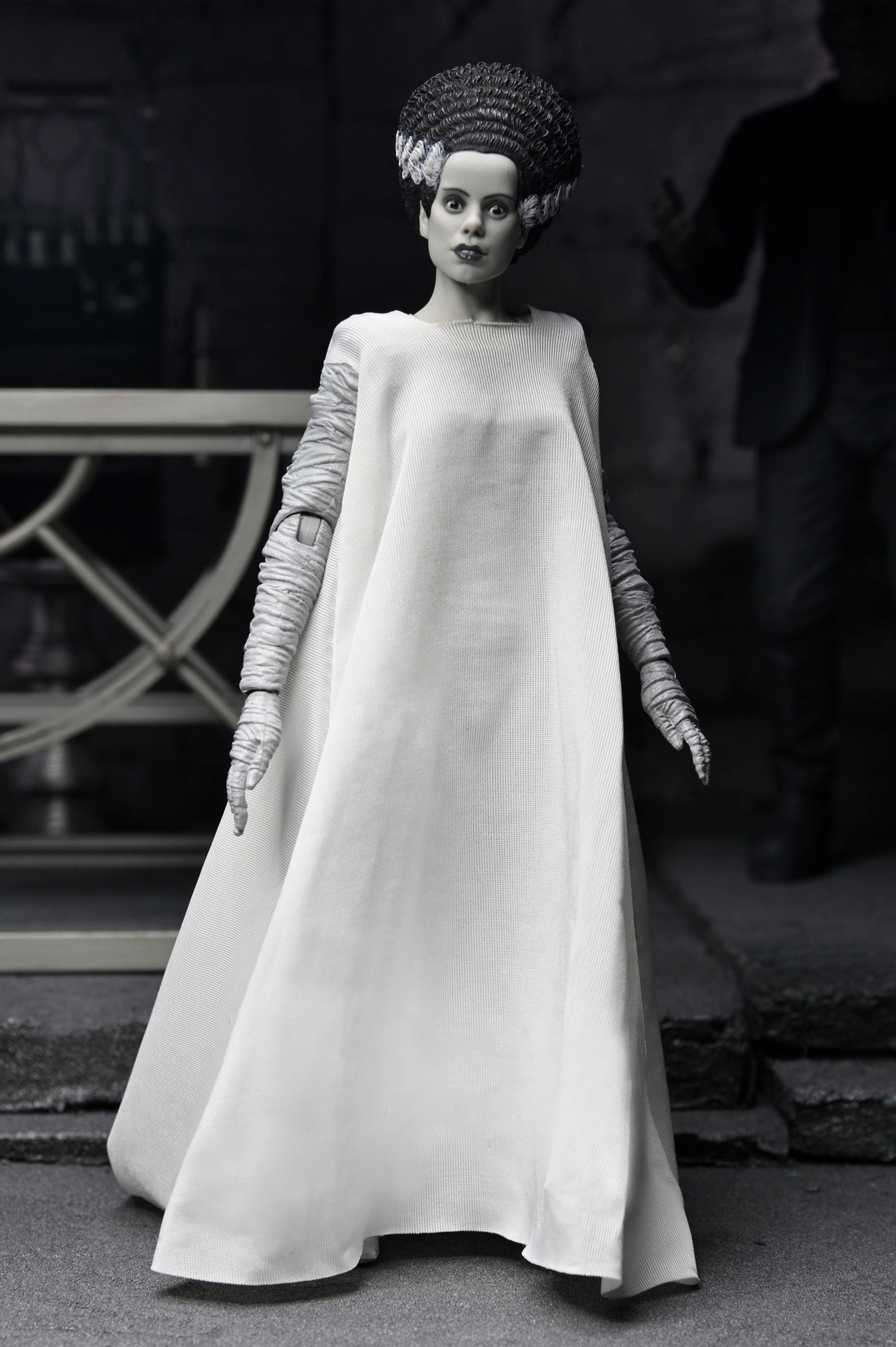 Universal Monsters - The Bride of Frankenstein 90th Anniversary The Monster and His Mate 7” Scale Action Figure 2-Pack (Black &amp; White) - NECA on Haulathon.com