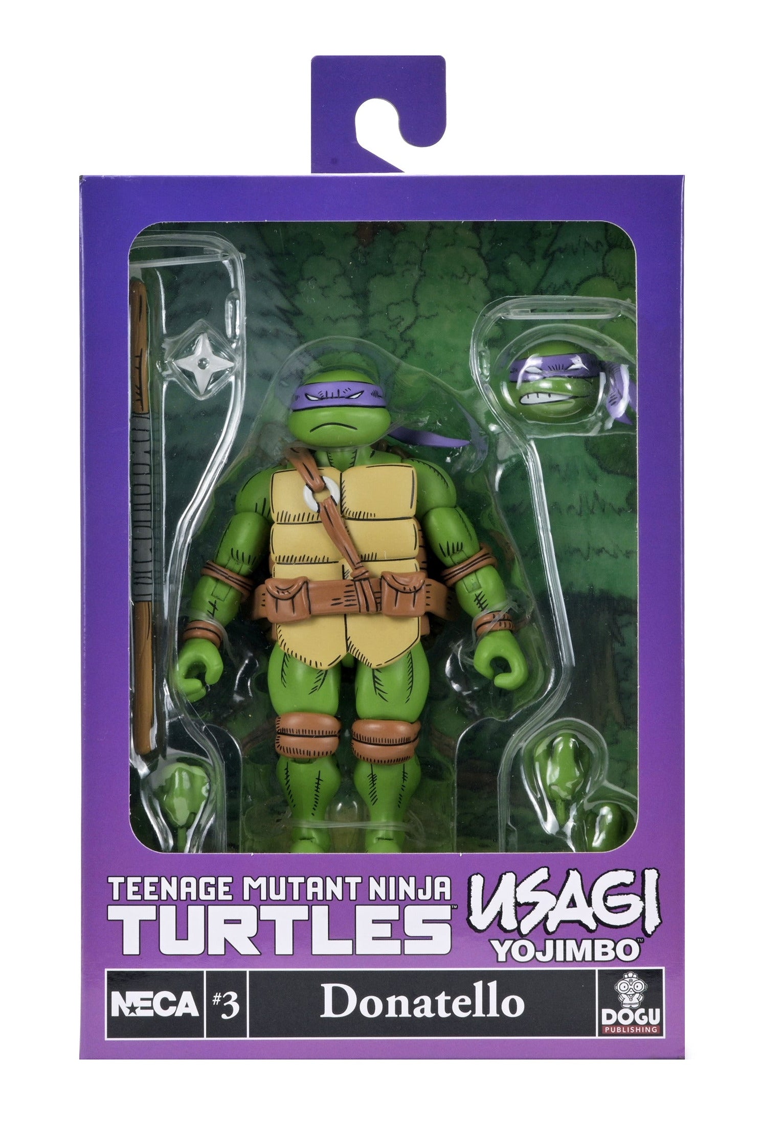 Teenage Mutant Ninja Turtles x Usagi Yojimbo - Ultimate 7” Scale Action Figure Bundle (Usagi, Leonardo, Donatello, Raphael &amp; Michelangelo)