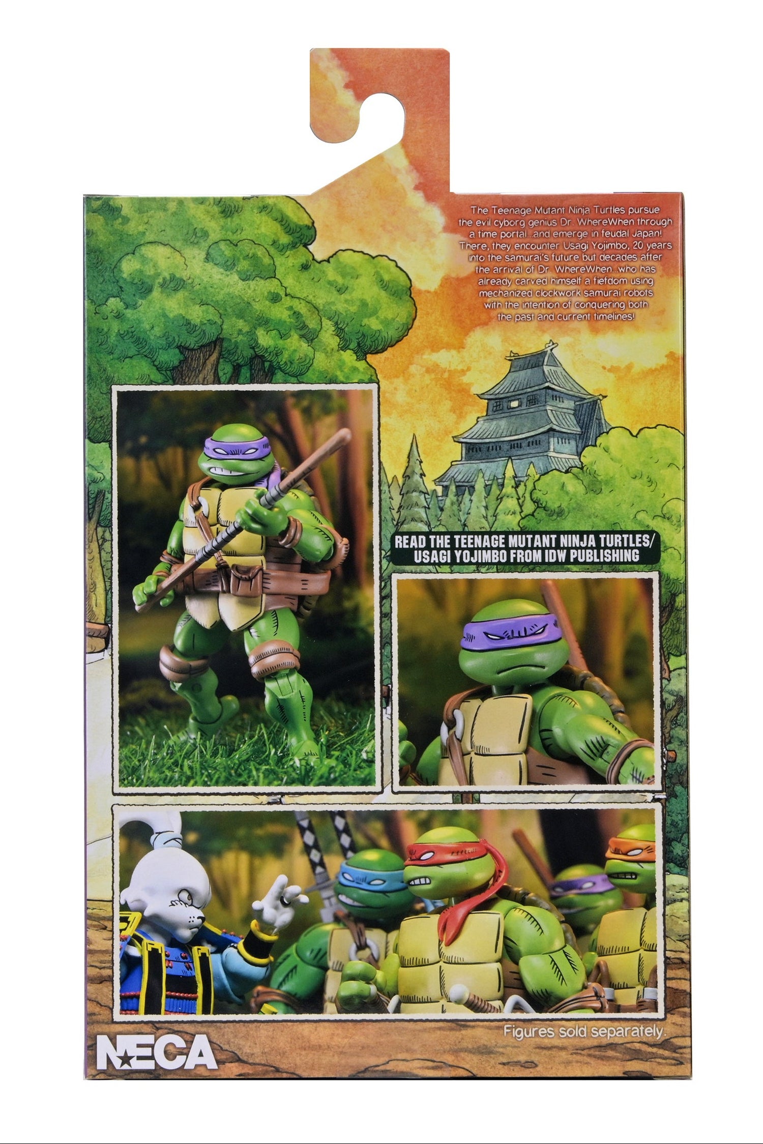 Teenage Mutant Ninja Turtles x Usagi Yojimbo - Ultimate 7” Scale Action Figure Bundle (Usagi, Leonardo, Donatello, Raphael &amp; Michelangelo)