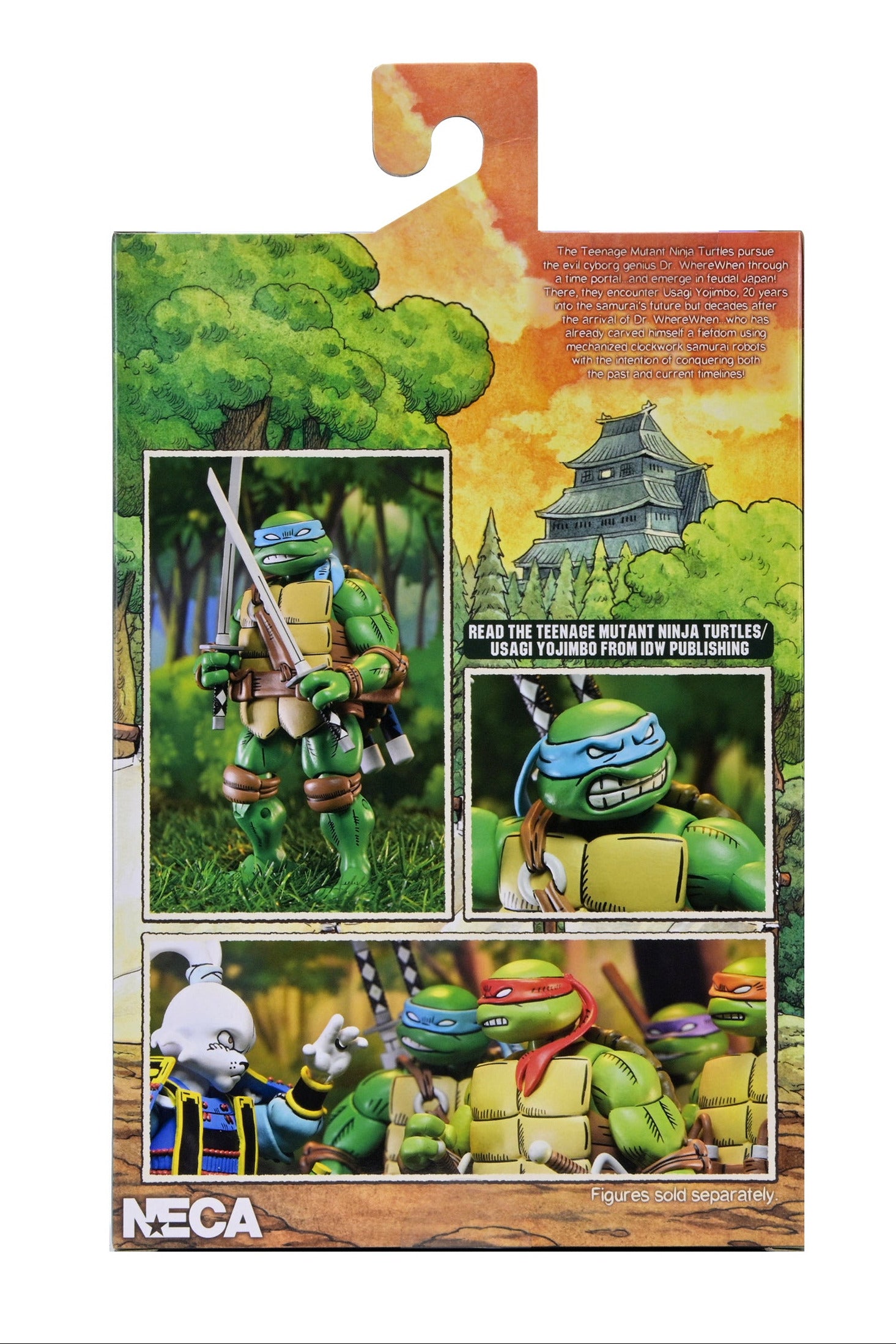 Teenage Mutant Ninja Turtles x Usagi Yojimbo - Ultimate 7” Scale Action Figure Bundle (Usagi, Leonardo, Donatello, Raphael &amp; Michelangelo)
