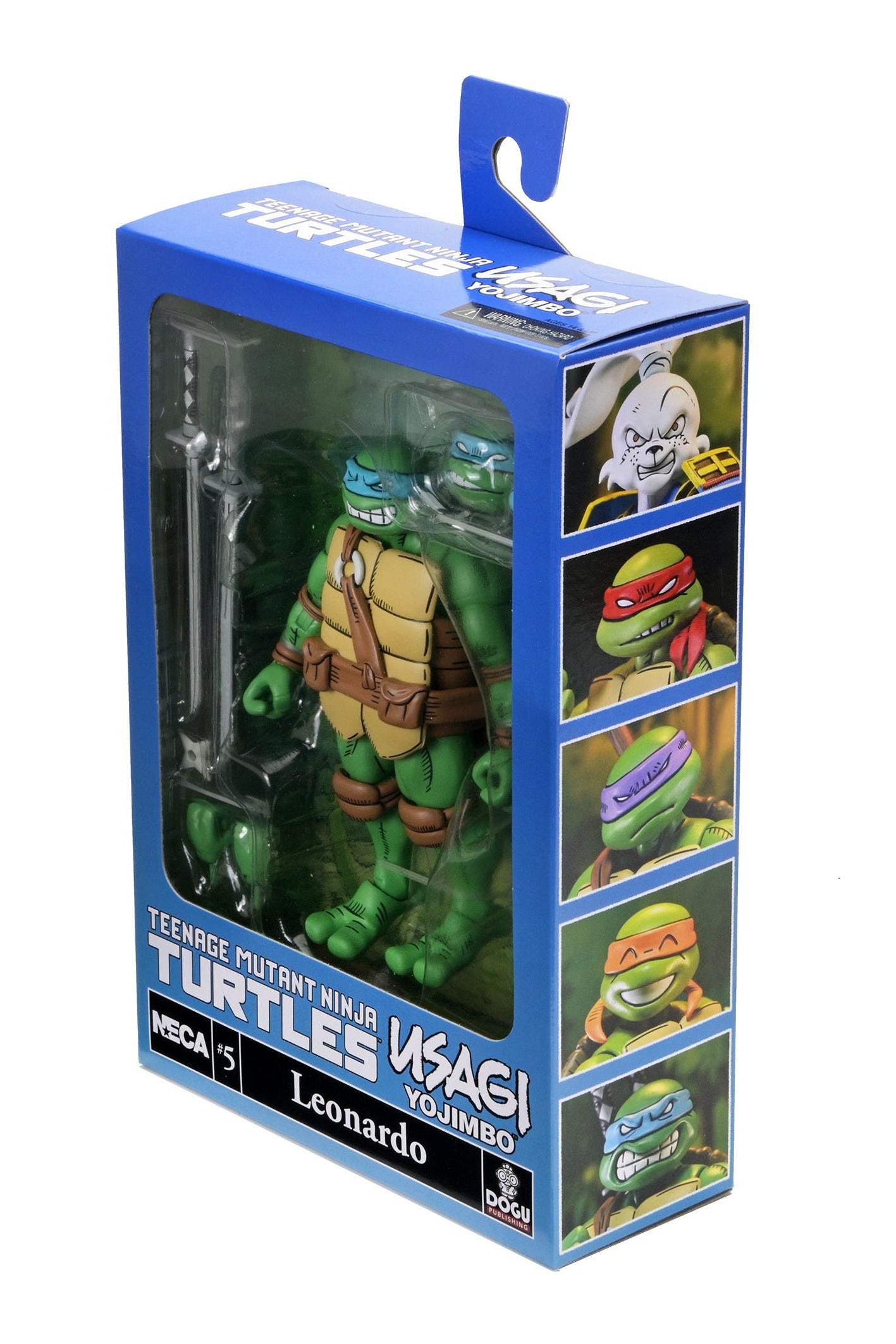 Teenage Mutant Ninja Turtles x Usagi Yojimbo - Ultimate 7” Scale Action Figure Bundle (Usagi, Leonardo, Donatello, Raphael &amp; Michelangelo)