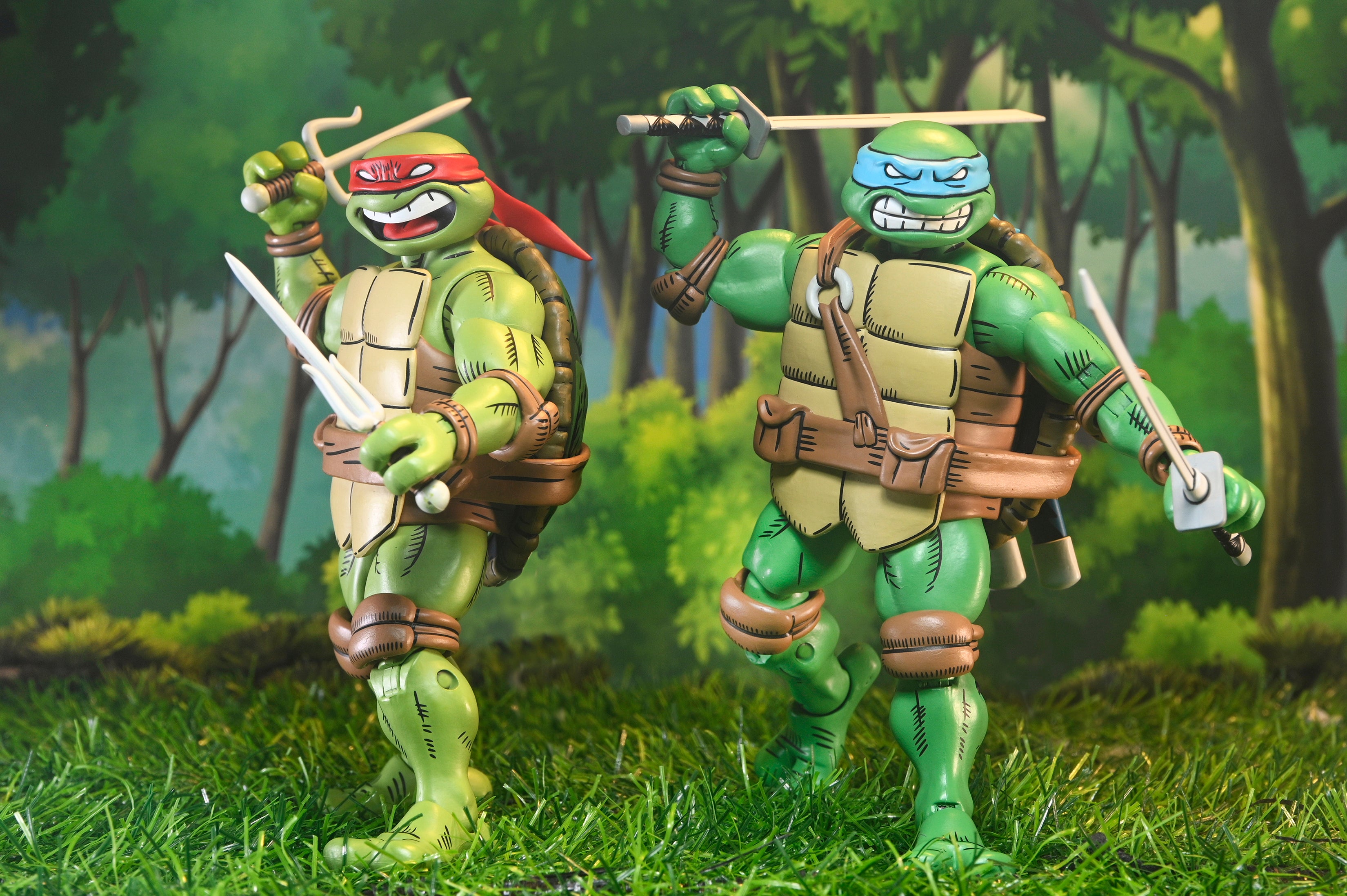 Teenage Mutant Ninja Turtles x Usagi Yojimbo - Ultimate 7” Scale Action Figure Bundle (Usagi, Leonardo, Donatello, Raphael &amp; Michelangelo)