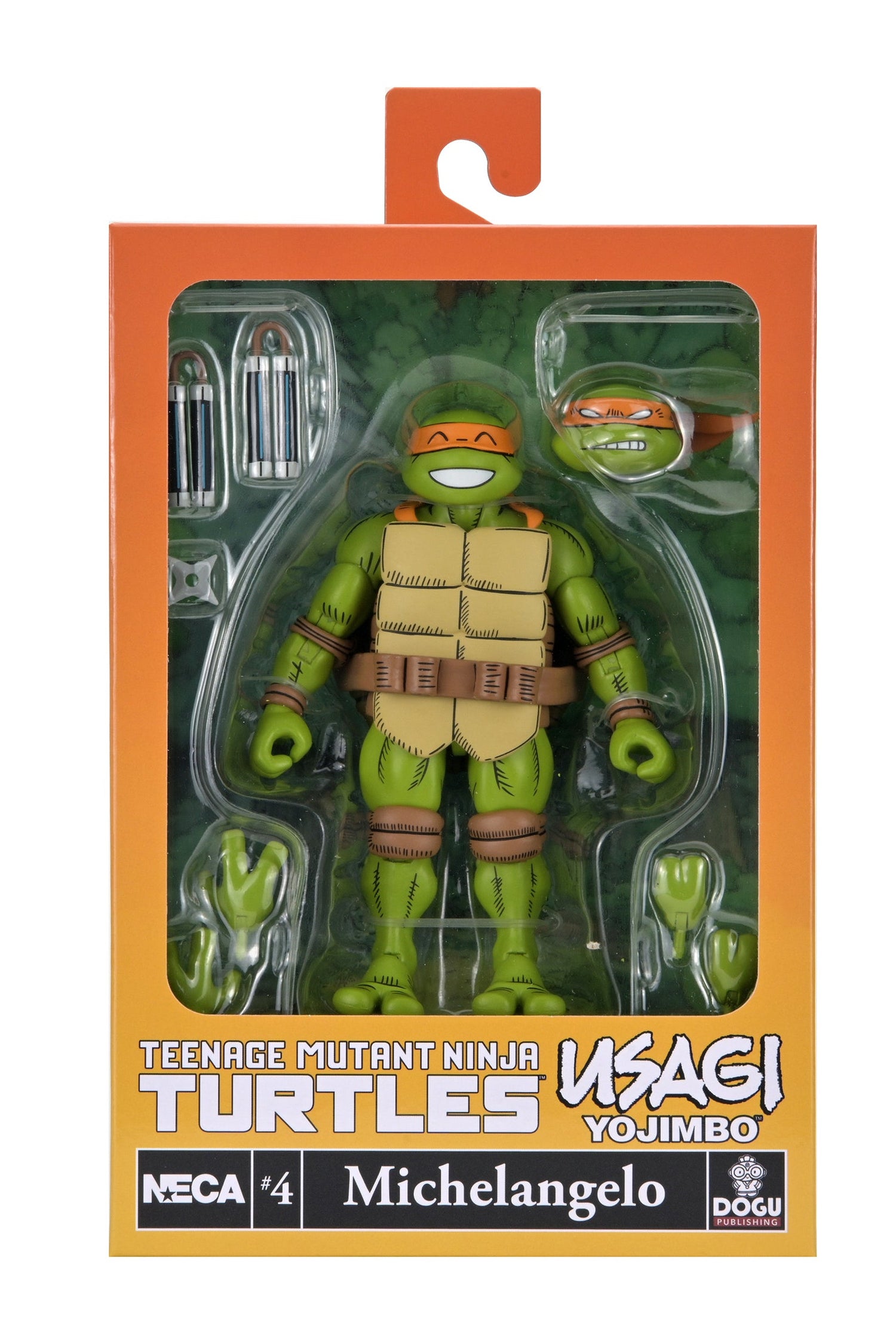 Teenage Mutant Ninja Turtles x Usagi Yojimbo - Ultimate 7” Scale Action Figure Bundle (Usagi, Leonardo, Donatello, Raphael &amp; Michelangelo)