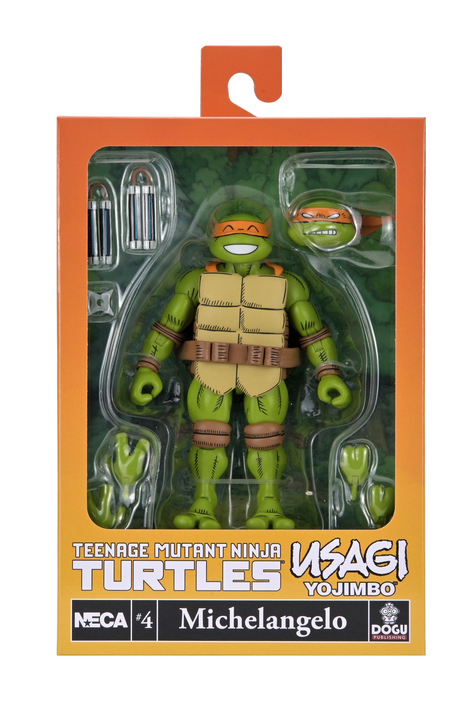 Teenage Mutant Ninja Turtles x Usagi Yojimbo - Ultimate 7” Scale Action Figure Bundle (Usagi, Leonardo, Donatello, Raphael &amp; Michelangelo)