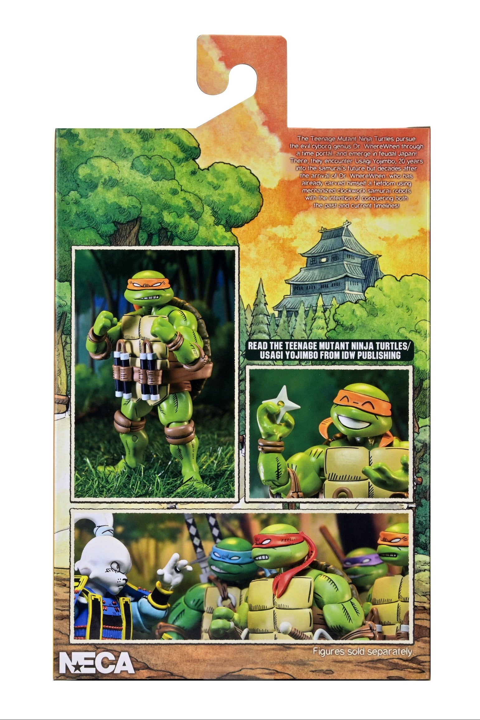 Teenage Mutant Ninja Turtles x Usagi Yojimbo - Ultimate 7” Scale Action Figure Bundle (Usagi, Leonardo, Donatello, Raphael &amp; Michelangelo)