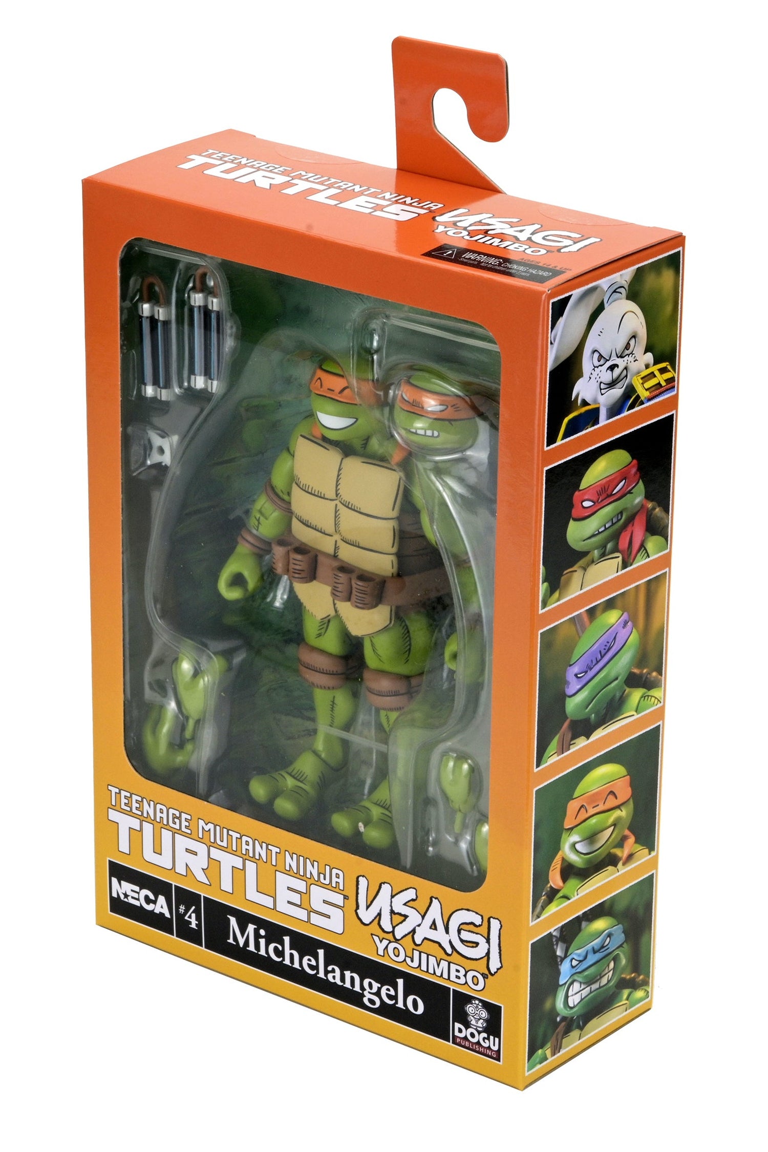 Teenage Mutant Ninja Turtles x Usagi Yojimbo - Ultimate 7” Scale Action Figure Bundle (Usagi, Leonardo, Donatello, Raphael &amp; Michelangelo)