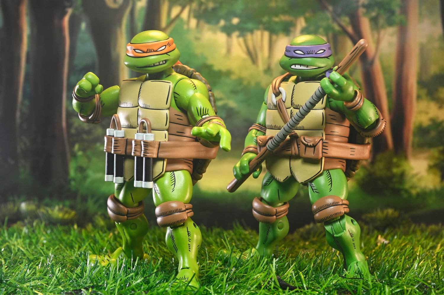 Teenage Mutant Ninja Turtles x Usagi Yojimbo - Ultimate 7” Scale Action Figure Bundle (Usagi, Leonardo, Donatello, Raphael &amp; Michelangelo)