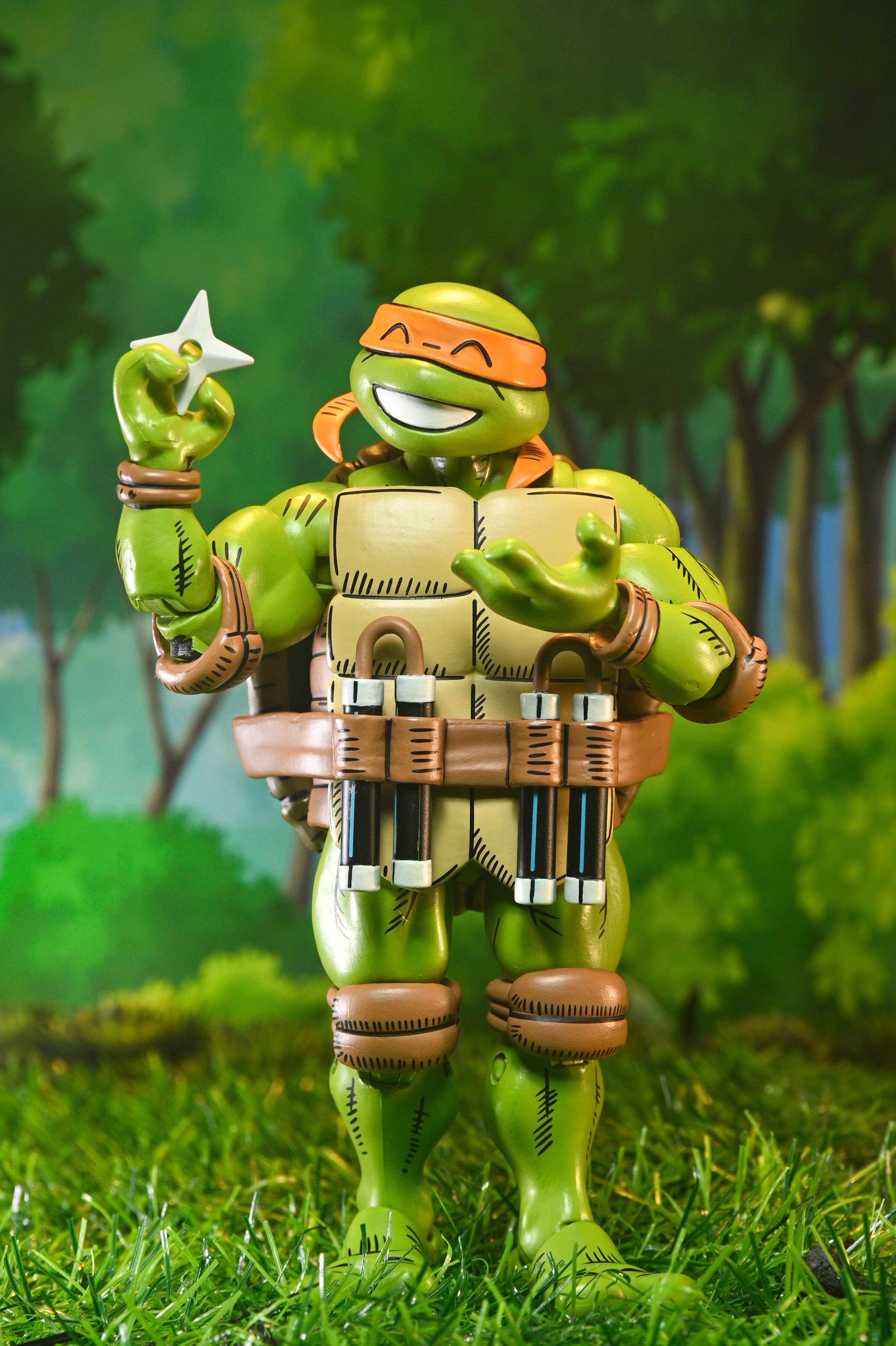 Teenage Mutant Ninja Turtles x Usagi Yojimbo - Ultimate 7” Scale Action Figure Bundle (Usagi, Leonardo, Donatello, Raphael &amp; Michelangelo)