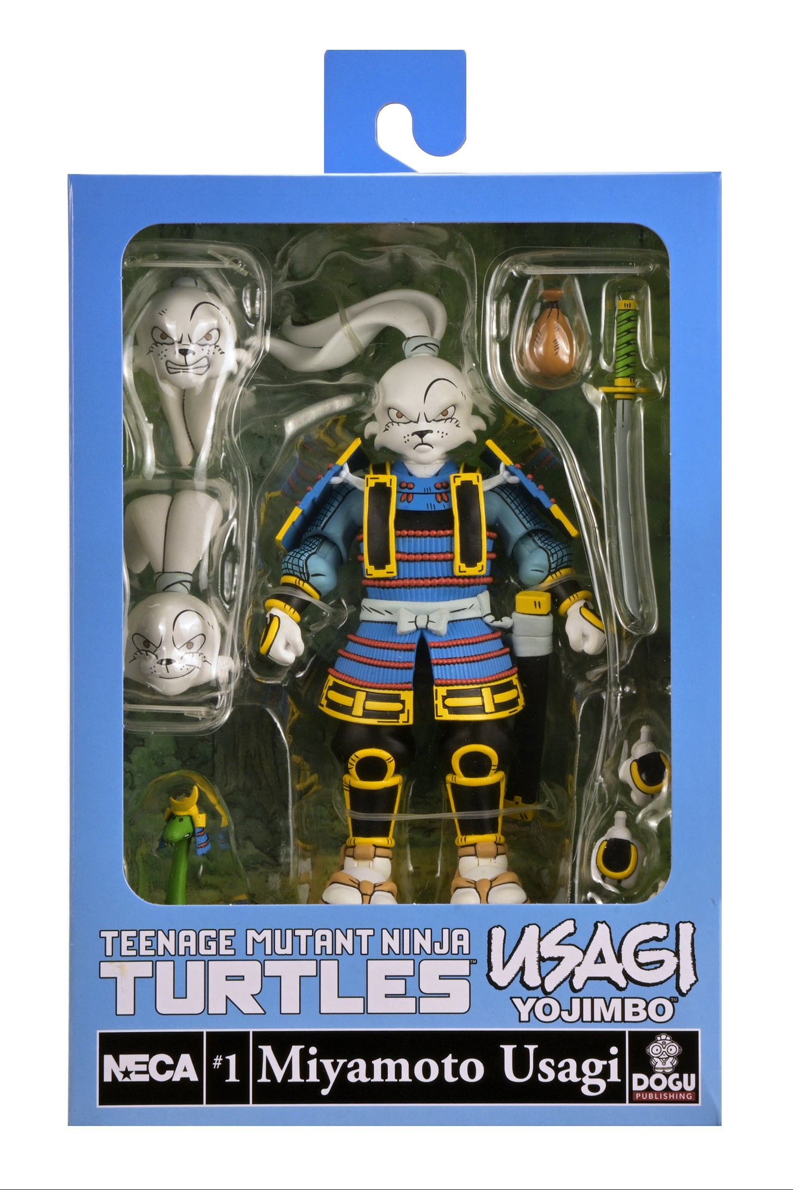 Teenage Mutant Ninja Turtles x Usagi Yojimbo - Ultimate 7” Scale Action Figure Bundle (Usagi, Leonardo, Donatello, Raphael &amp; Michelangelo)