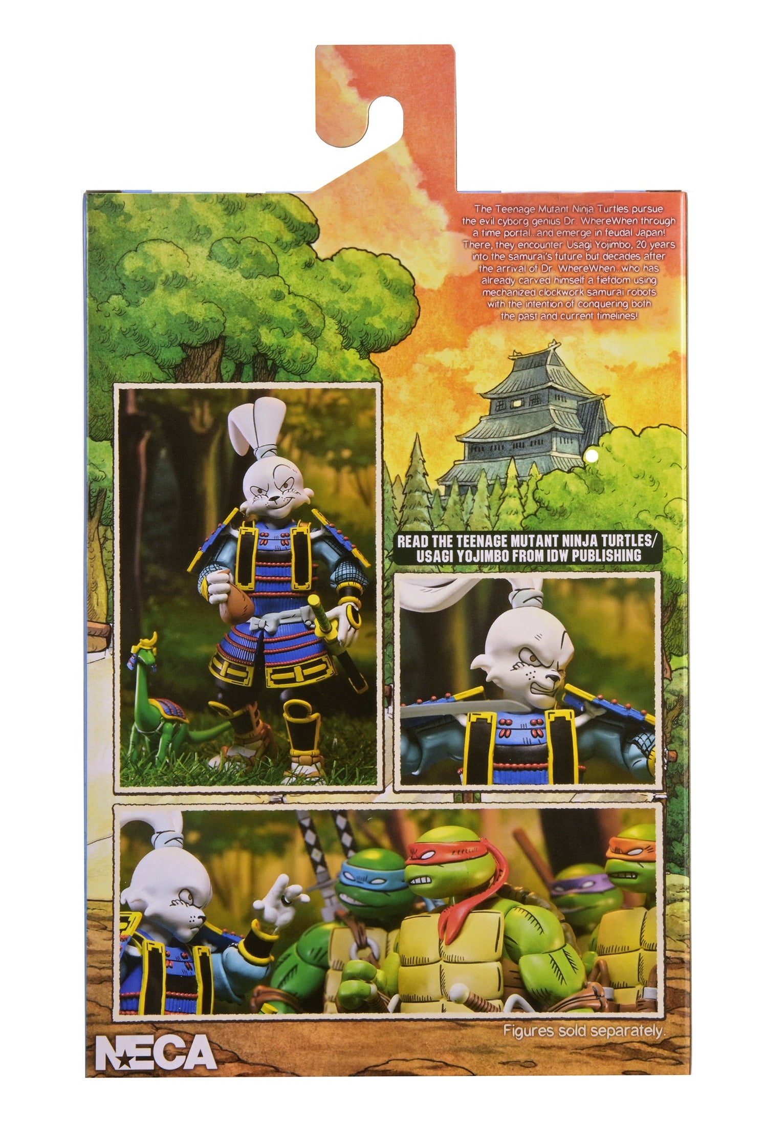 Teenage Mutant Ninja Turtles x Usagi Yojimbo - Ultimate 7” Scale Action Figure Bundle (Usagi, Leonardo, Donatello, Raphael &amp; Michelangelo)
