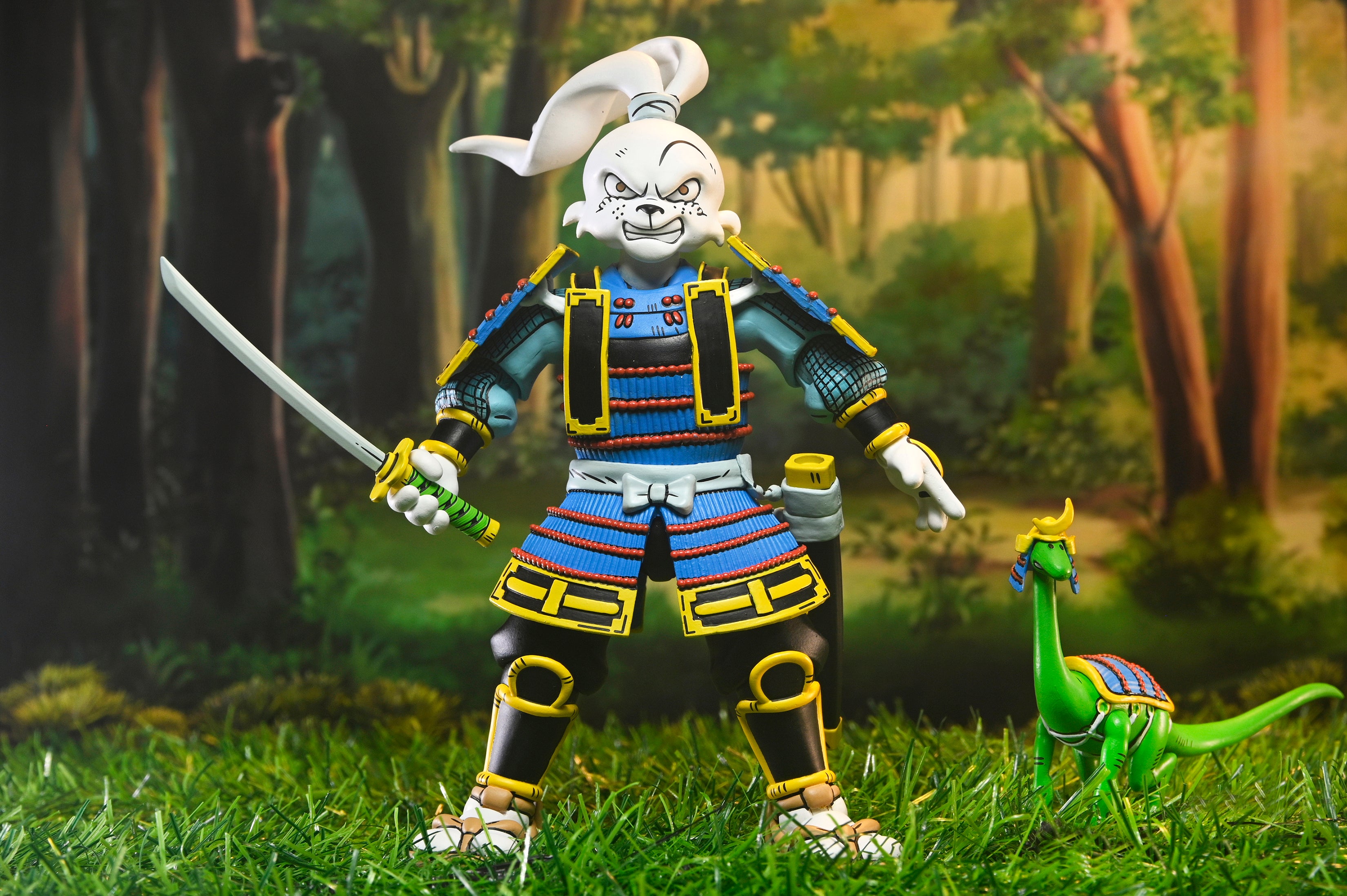 Teenage Mutant Ninja Turtles x Usagi Yojimbo - Ultimate 7” Scale Action Figure Bundle (Usagi, Leonardo, Donatello, Raphael &amp; Michelangelo)