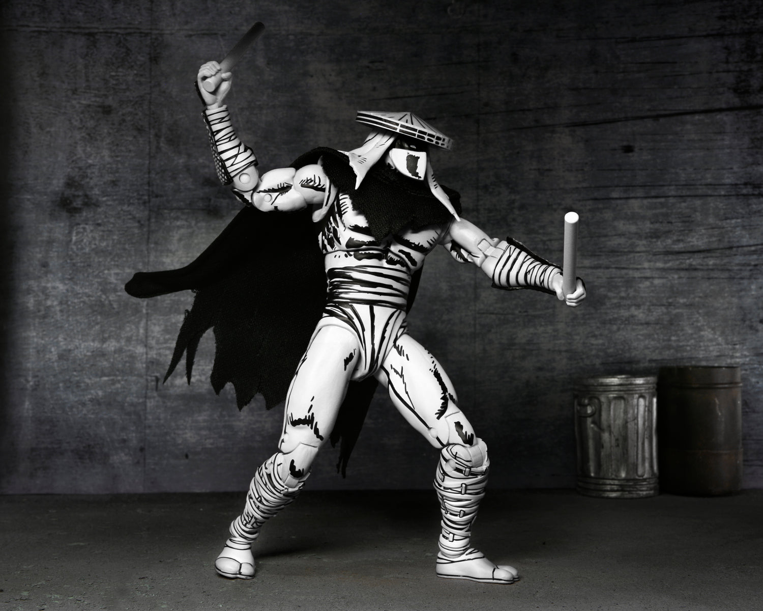 Teenage Mutant Ninja Turtles (Mirage Comics) - Black &amp; White Foot Assassin 7&quot; Scale Action Figure - NECA on Haulathon.com