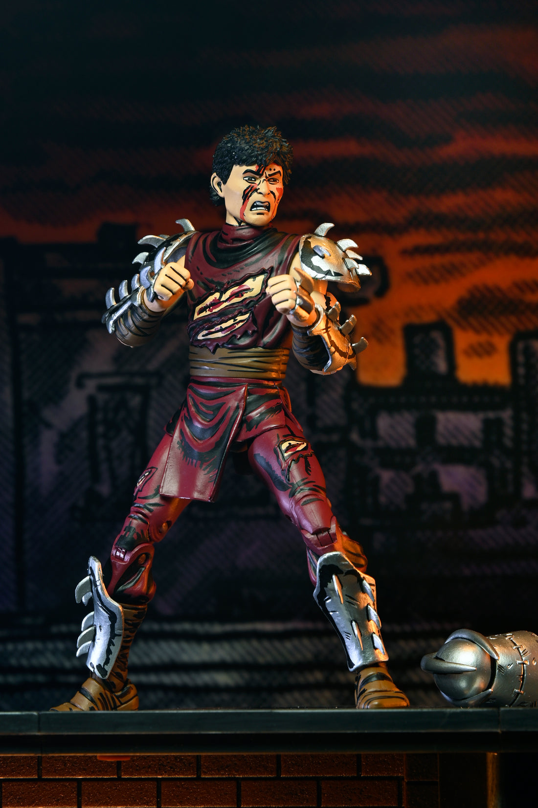 Teenage Mutant Ninja Turtles (Mirage Comics) - Battle-Damaged Shredder 7&quot; Scale Action Figure (Classic Colors) - NECA on Haulathon.com