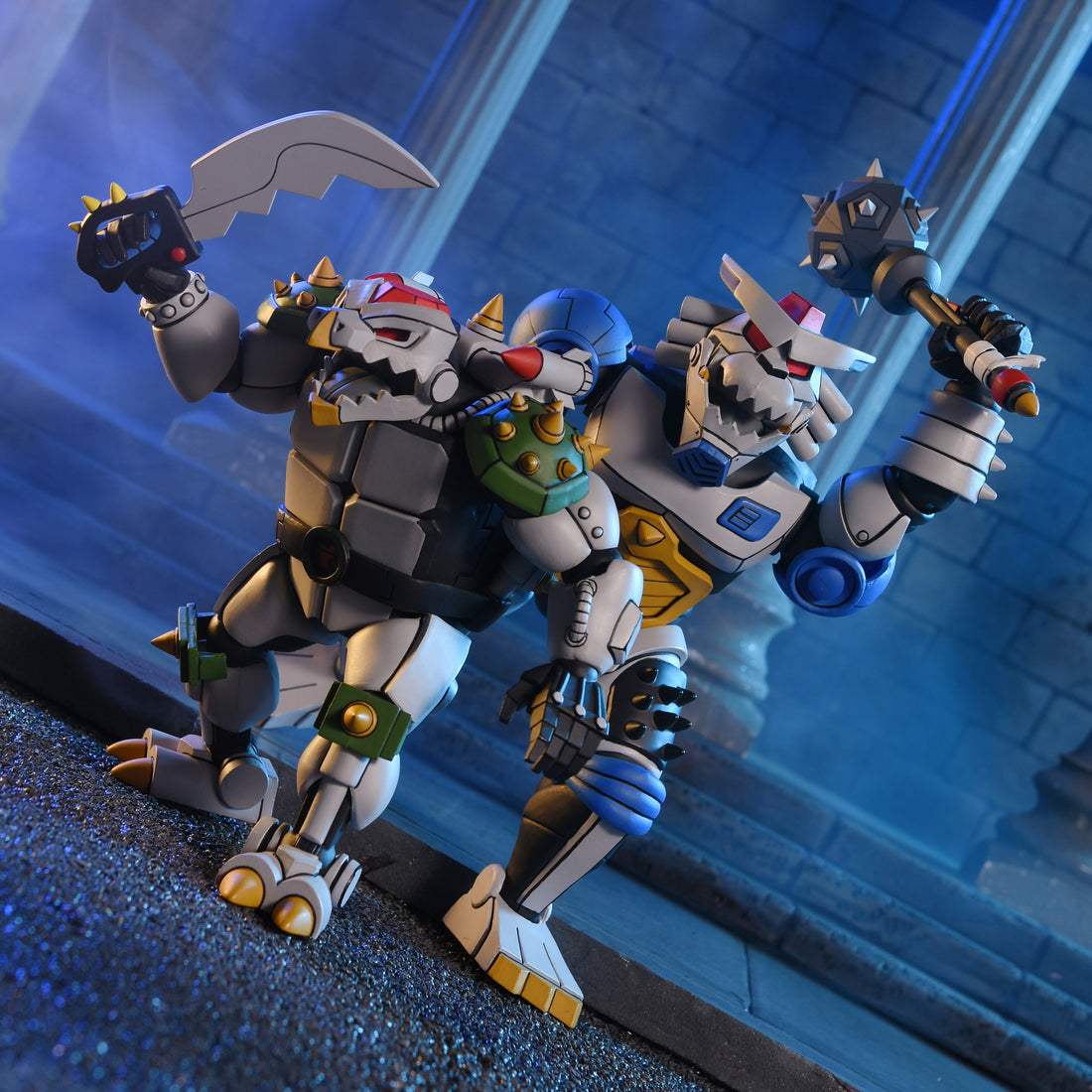 Teenage Mutant Ninja Turtles (1987 Cartoon) - Robo Tokka &amp; Rahzar 7" Scale Action Figure 2-Pack - NECA on Haulathon.com