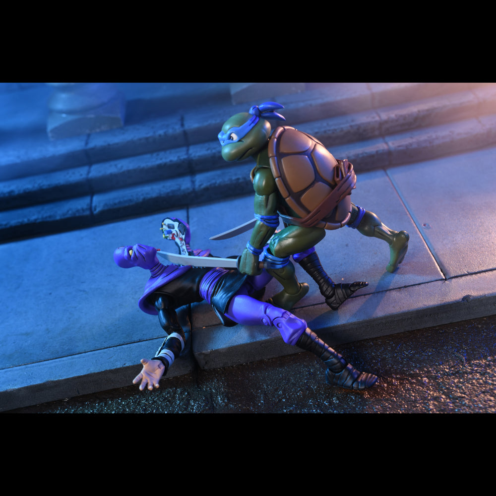 Teenage Mutant Ninja Turtles (Cartoon) - Business Suit Casey Jones &amp; Split Foot Soldier 7&quot; Scale Action Figures (2 Pack) - NECA
