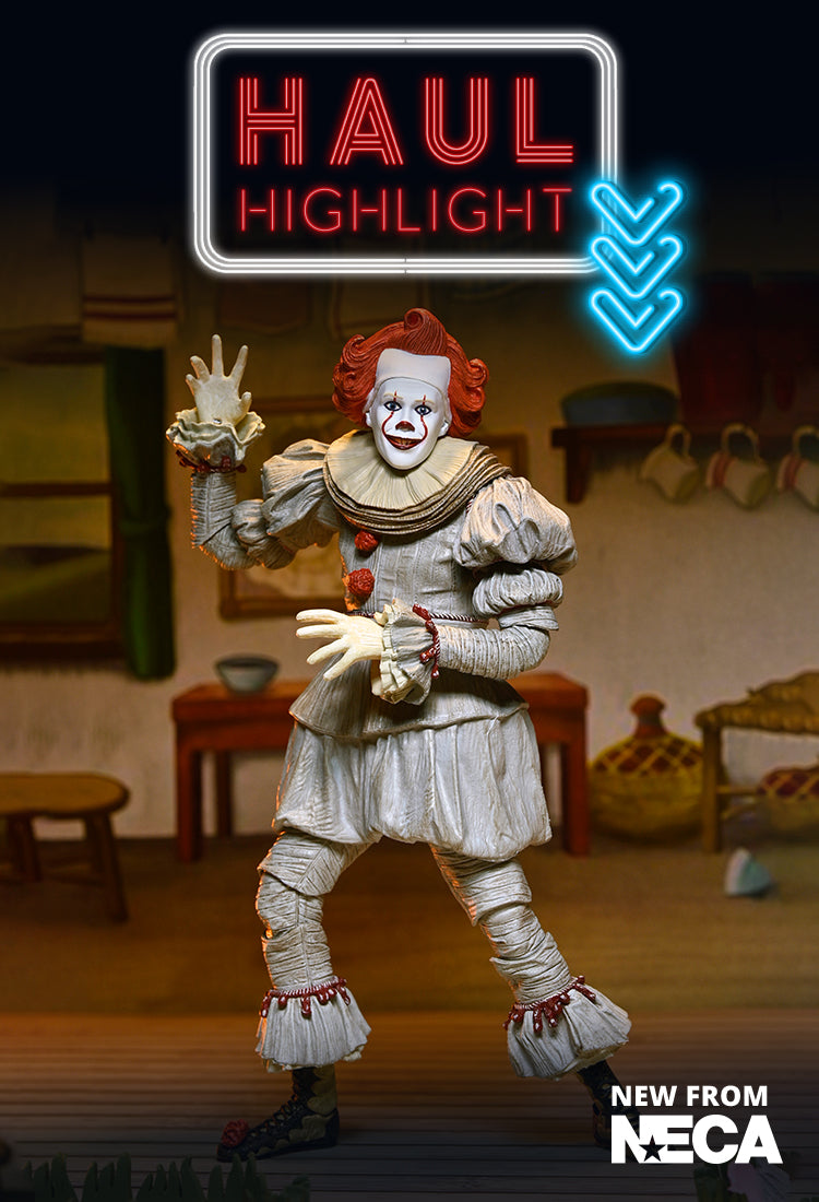 IT: Welcome to Derry - Ultimate Bob Gray as Pennywise 7" Scale Action Figure - NECA on Haulathon.com