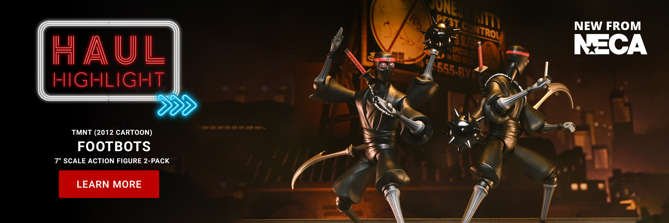 Teenage Mutant Ninja Turtles (2012 Cartoon) - Footbots 7" Scale Action Figure 2-Pack - NECA on Haulathon.com