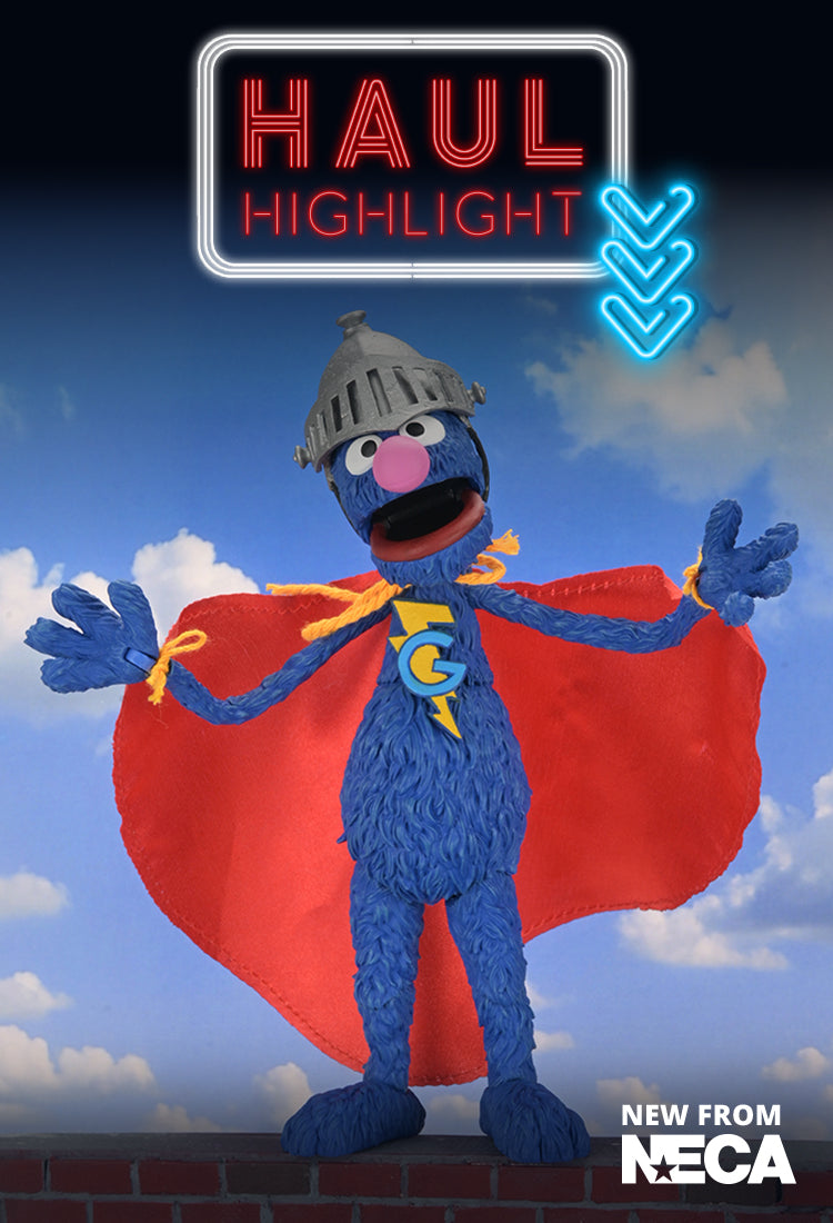 Sesame Street - Ultimate Super Grover 7” Scale Action Figure - NECA on Haulathon.com