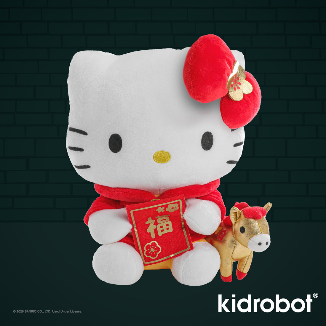 Hello Kitty® with Lucky Horse Plush