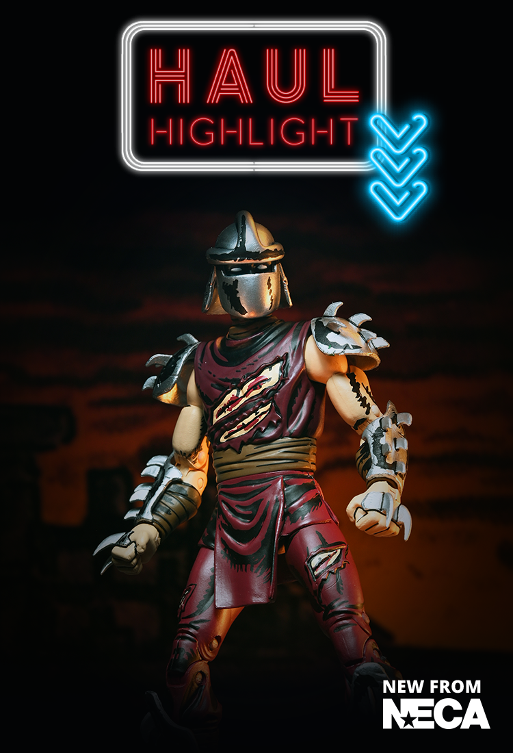 Haulathon Week 4 Drop - Teenage Mutant Ninja Turtles (Mirage Comics) - Battle-Damaged Shredder 7" Scale Action Figure (Classic Colors) - NECA on Haulathon.com