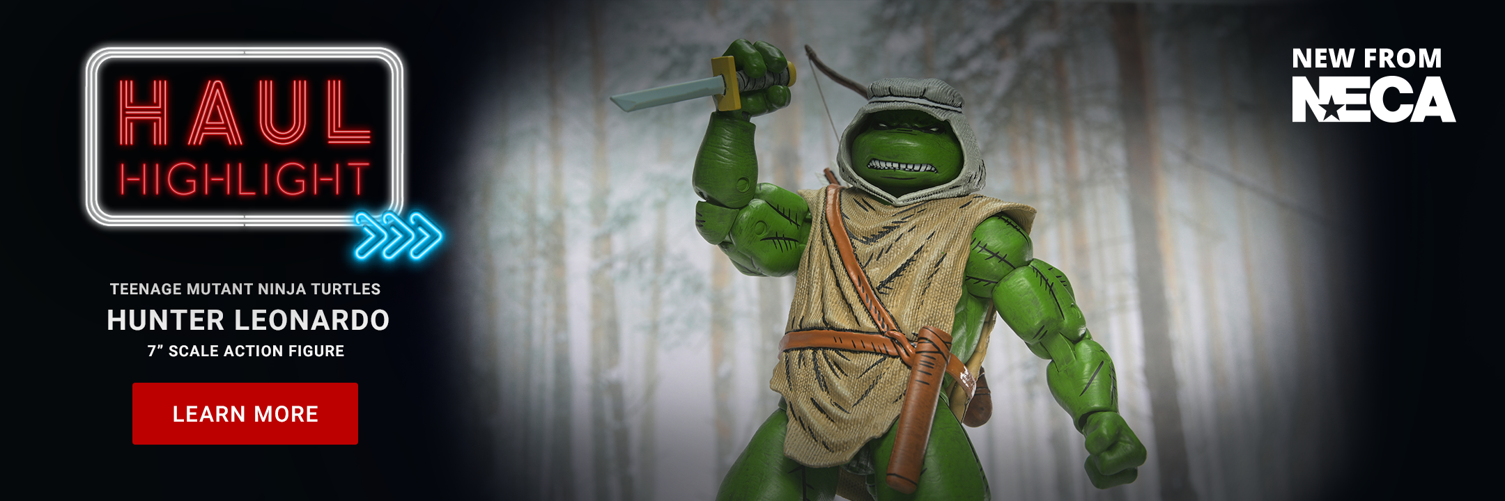 Haulathon Week 4 Drop - Teenage Mutant Ninja Turtles (Mirage Comics) - Hunter Leonardo 7" Scale Action Figure - NECA on Haulathon.com
