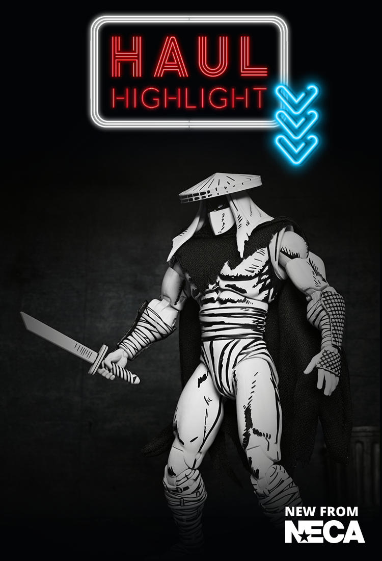 Haulathon Week 5 Drop - Teenage Mutant Ninja Turtles (Mirage Comics) - Black & White Foot Assassin 7" Scale Action Figure - NECA on Haulathon.com